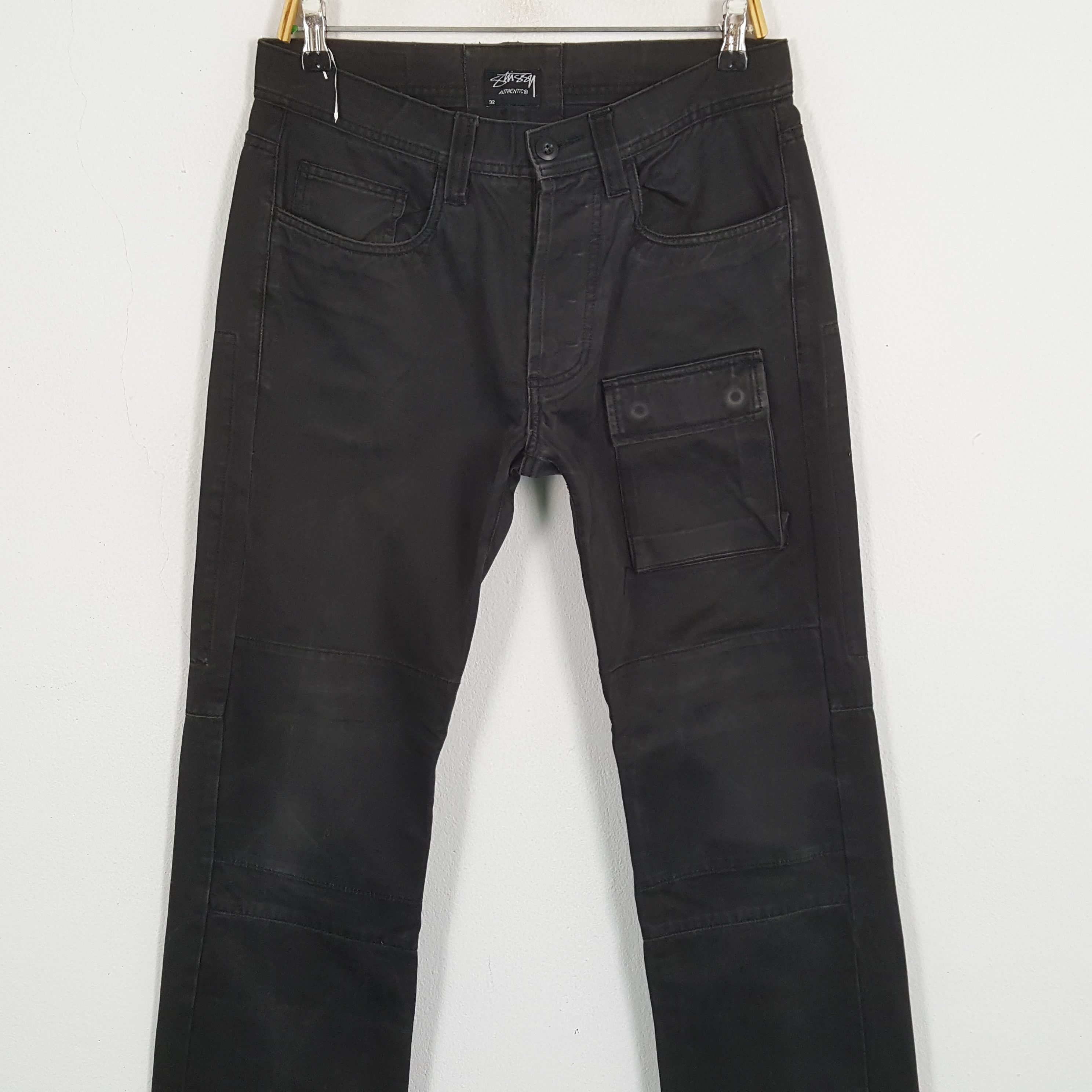 Stussy × Vintage Vintage STUSSY Streetwear Skateboard Style Custom Logo Pant Size US 31 - 5 Thumbnail