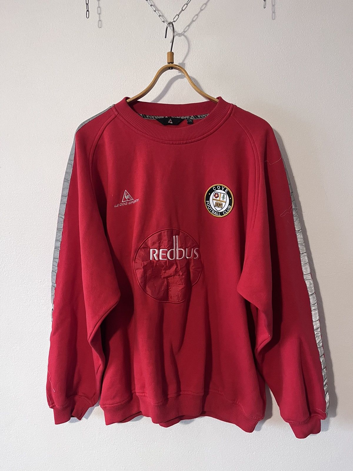 Le Coq Sportif le coq sportif red bus sweatshirt 2002 Size US XL / EU 56 / 4 - 3 Thumbnail