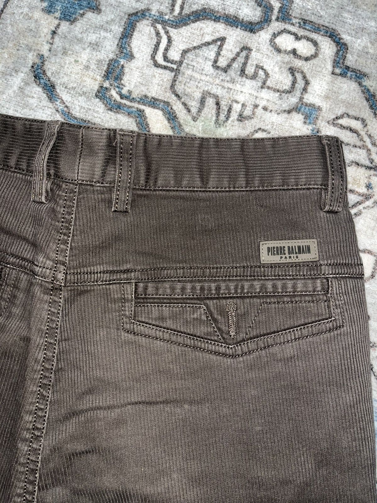 Pierre Balmain Pierre Balmain Ribbed Trousers Size US 29 - 4 Thumbnail