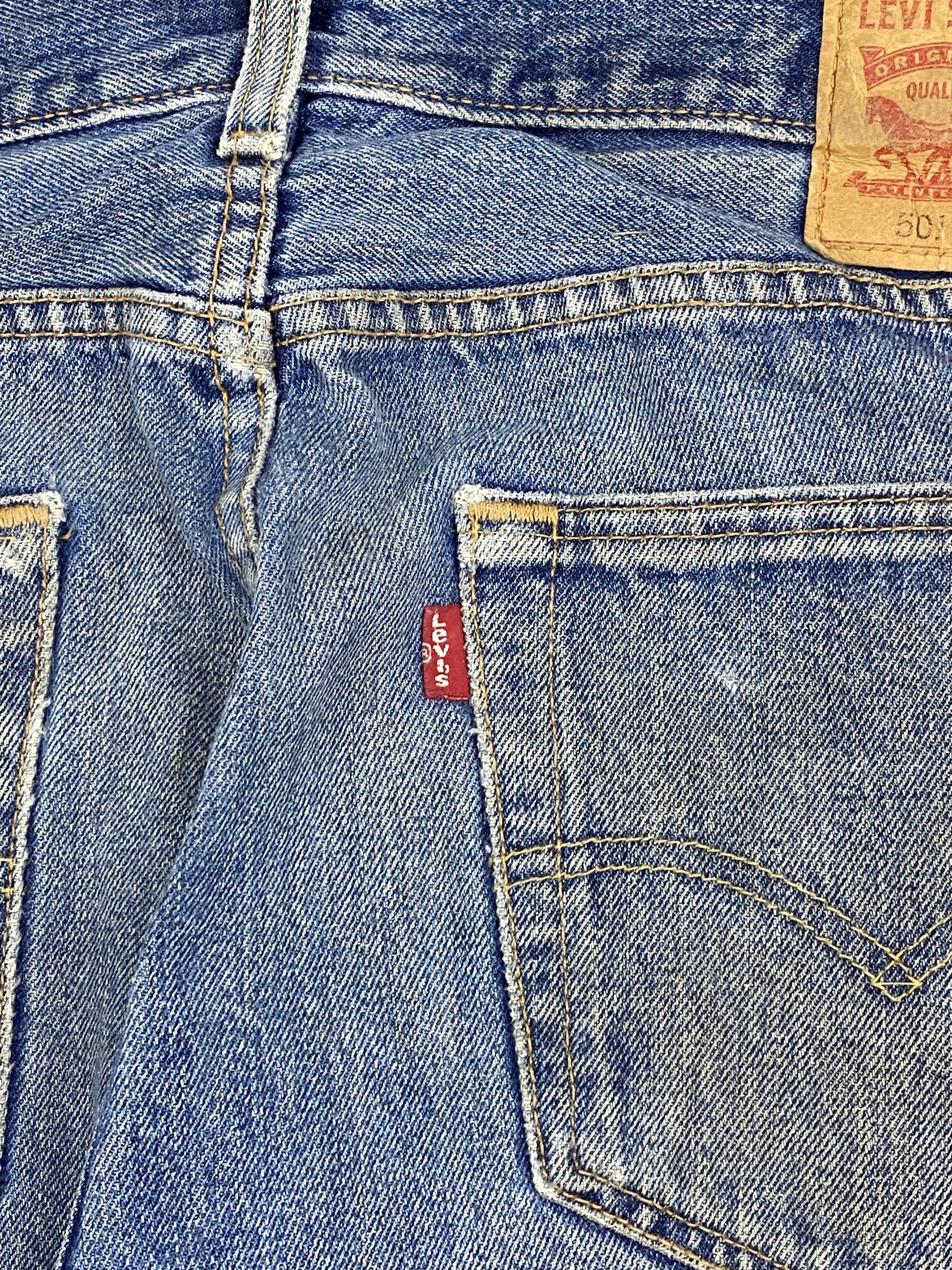Levi's × Vintage Vintage Levi's 501 Distressed Jeans Size US 36 / EU 52 - 6 Thumbnail