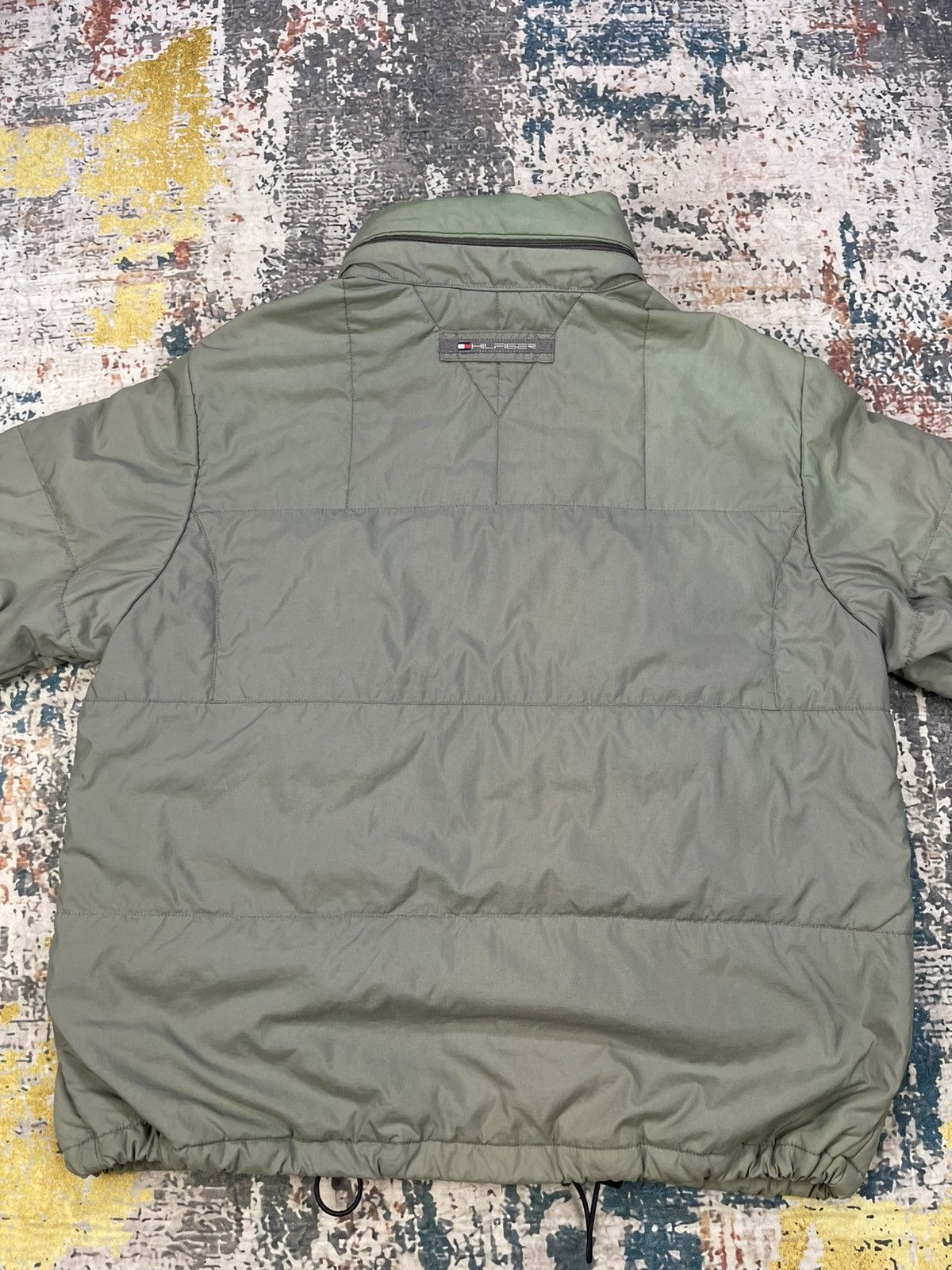 Tommy Hilfiger Vtg Y2k Tommy Hilfiger Multi Pocket Down Jacket Size US L / EU 52-54 / 3 - 5 Thumbnail