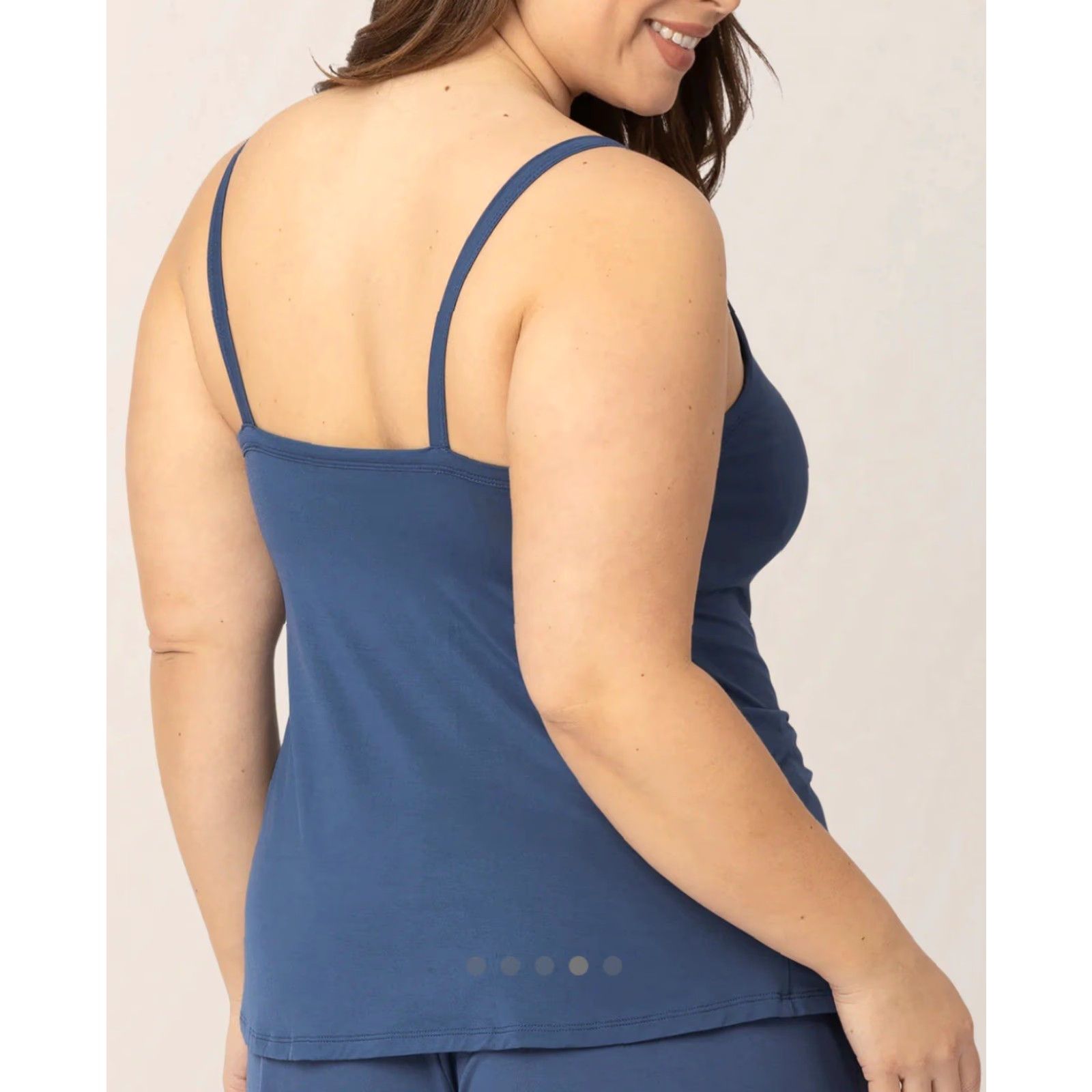 Vintage Kindred Bravely Tank Top Women Camisole Maternity Size M Slate Blue Nursing Breastfeeding Adjustable Strap Lightweight Size M / US 6-8 / IT 42-44 - 3 Thumbnail
