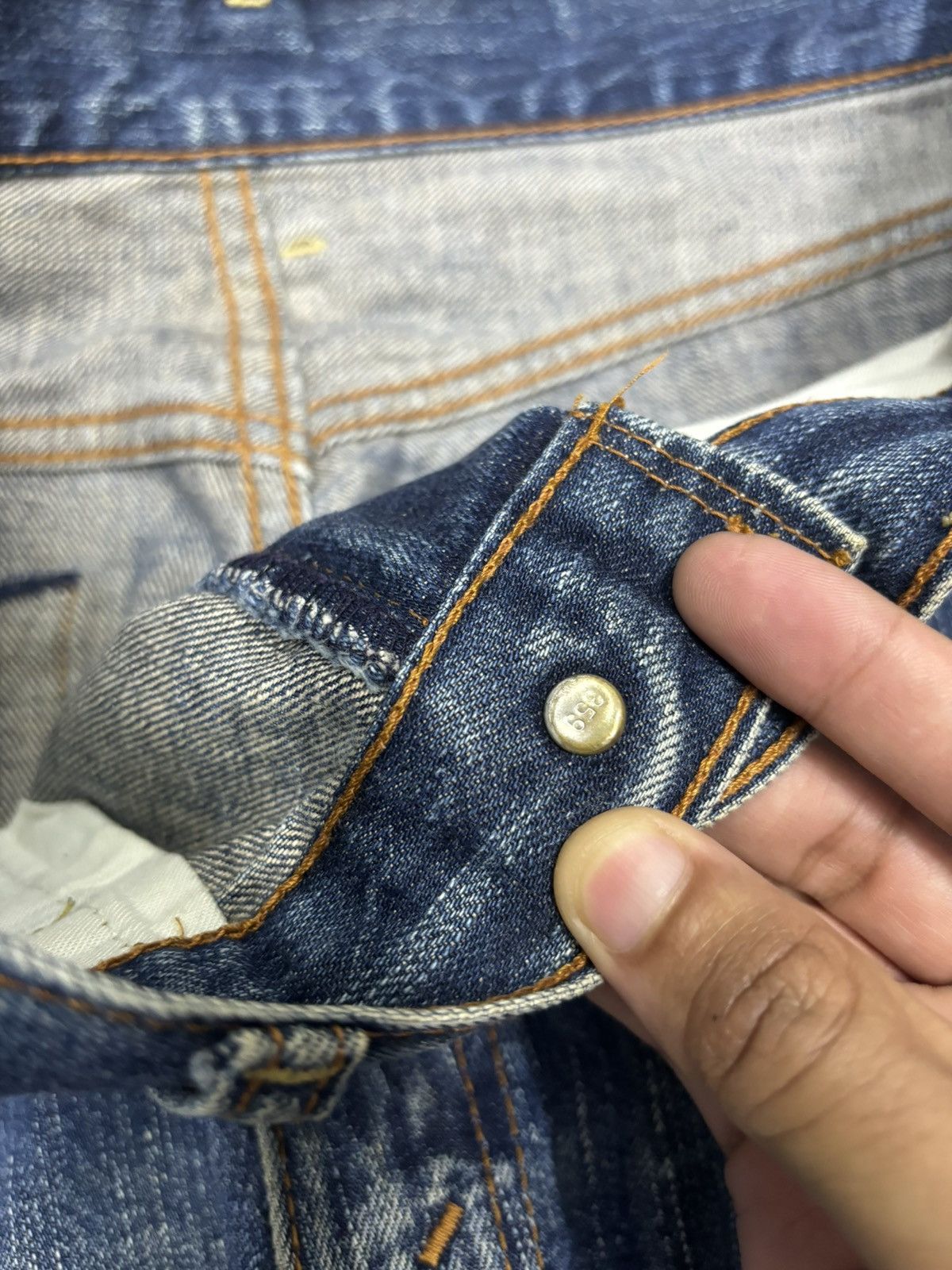 JNCO VINTAGE LEVIS 504 BAGGY DISTRESS DENIM BAGGY JEANS Size US 31 - 13 Thumbnail