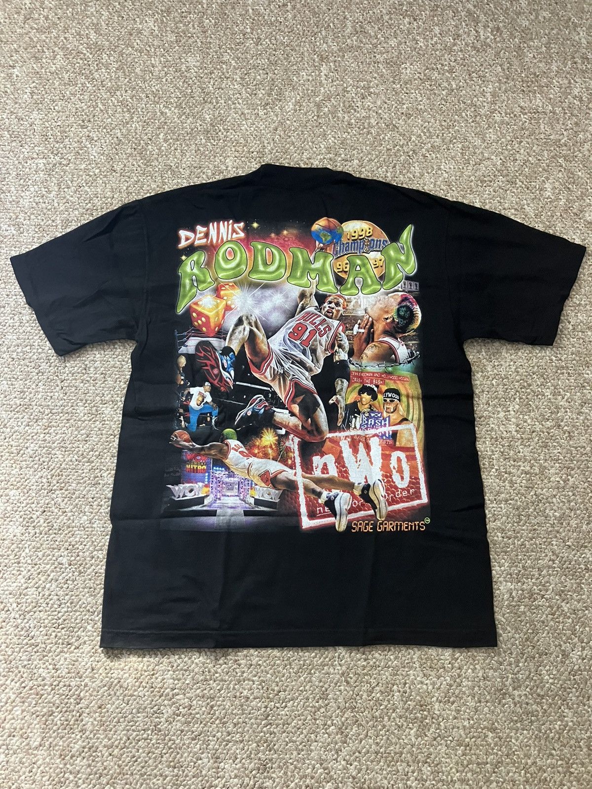 NBA Rodman Hot Head T-shirt Size US M / EU 48-50 / 2 - 2 Thumbnail