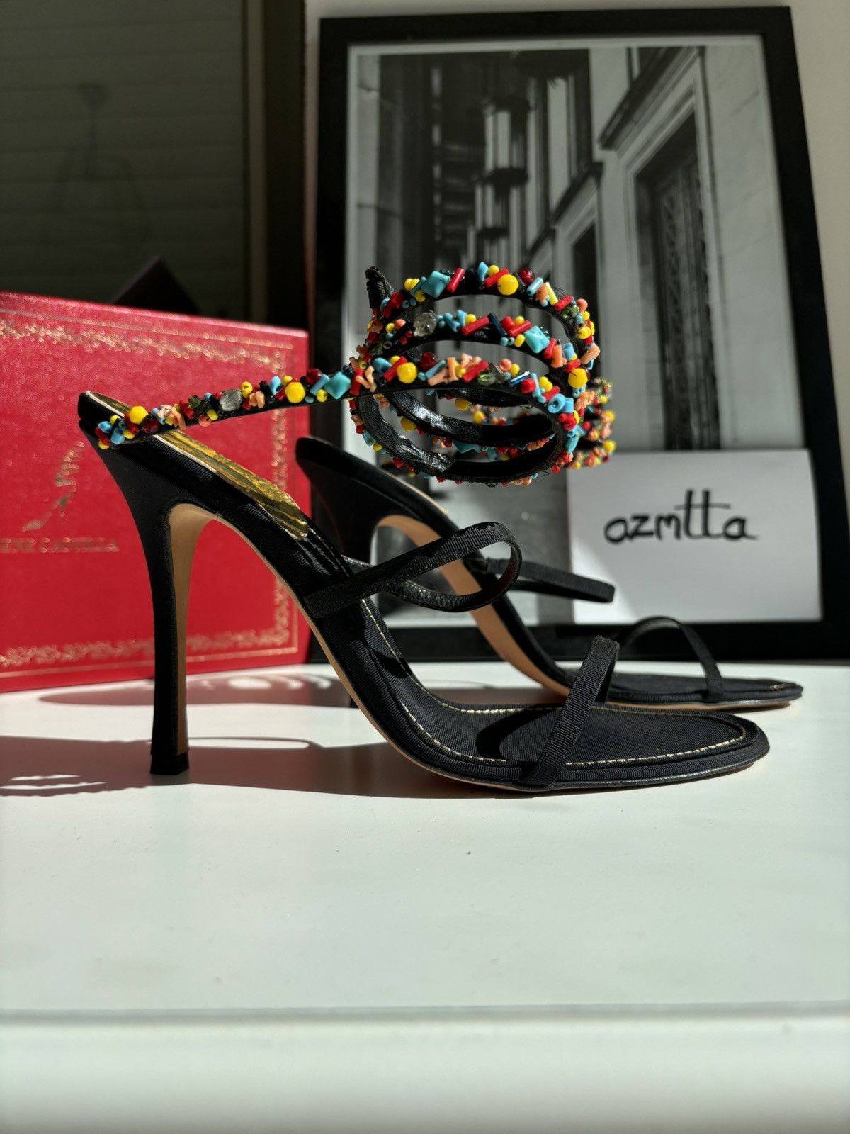 Rene Caovilla René Caovilla vintage heels Size US 8.5 / IT 38.5 - 4 Thumbnail