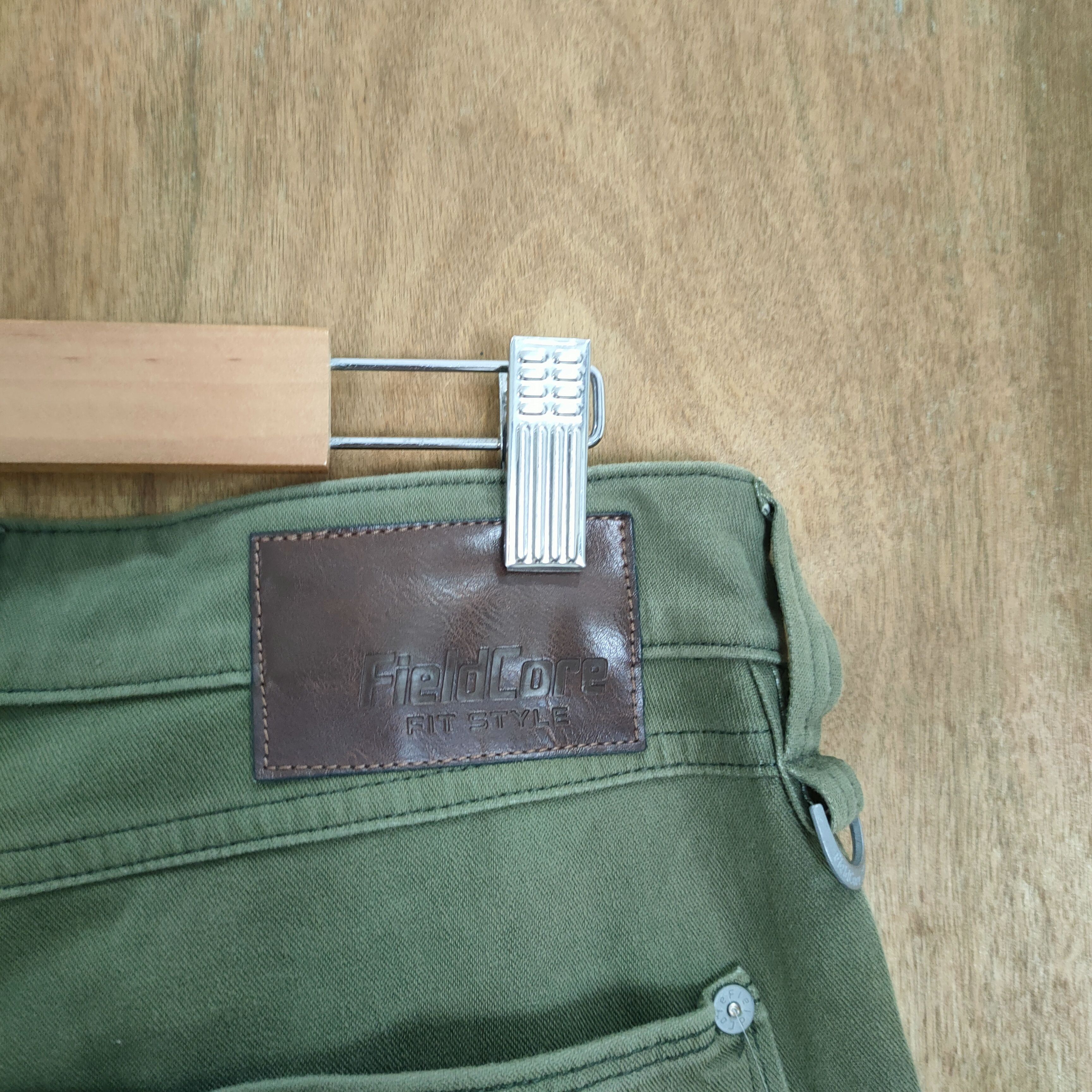 Japanese Brand FIELDCORE GREEN CARGO PANTS Size US 32 / EU 48 - 9 Thumbnail