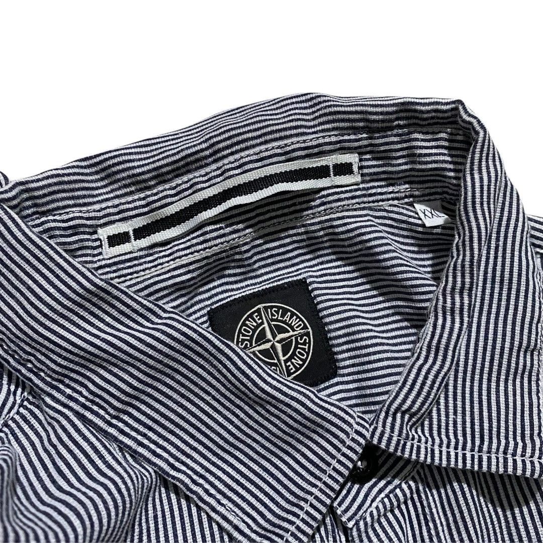 Stone Island Stone island vintage stripe shirt Size US XXL / EU 58 / 5 - 6 Thumbnail