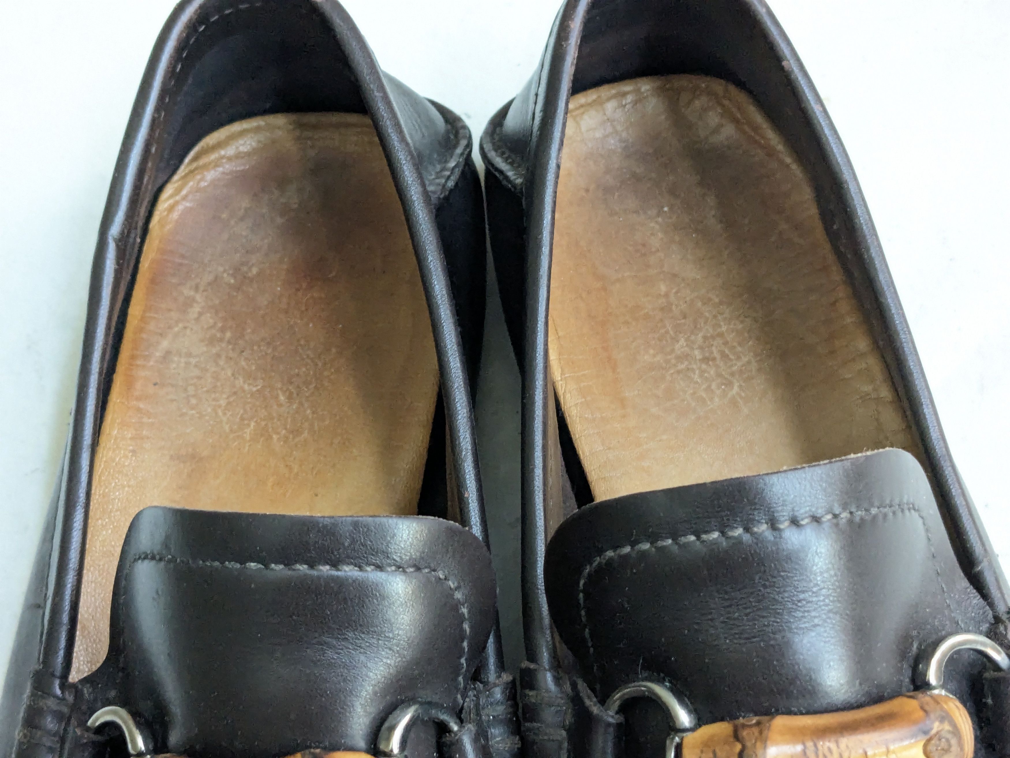Gucci Gucci Horsebit Driving Loafers Brown Leather 9.5 Bamboo Size US 9.5 / EU 42-43 - 4 Thumbnail