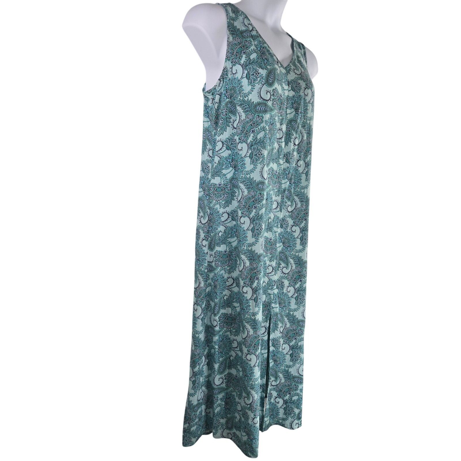 J. Jill Pure Jill Sleeveless Tank Linen Shift Dress Size M Size M / US 6-8 / IT 42-44 - 3 Thumbnail