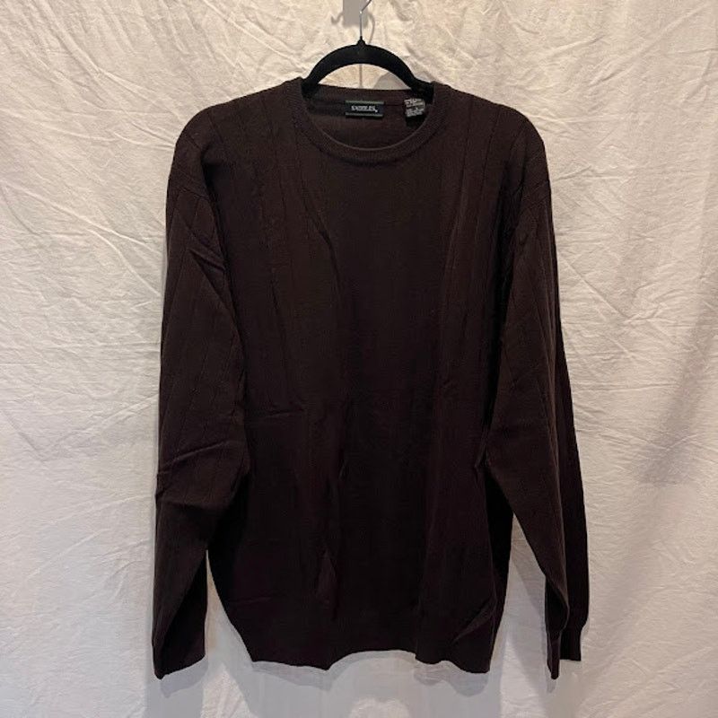 Vintage NWOT Saddles Sweater Jumper Cashmere Mens Crew Neck Sz L Size US L / EU 52-54 / 3 - 1 Thumbnail