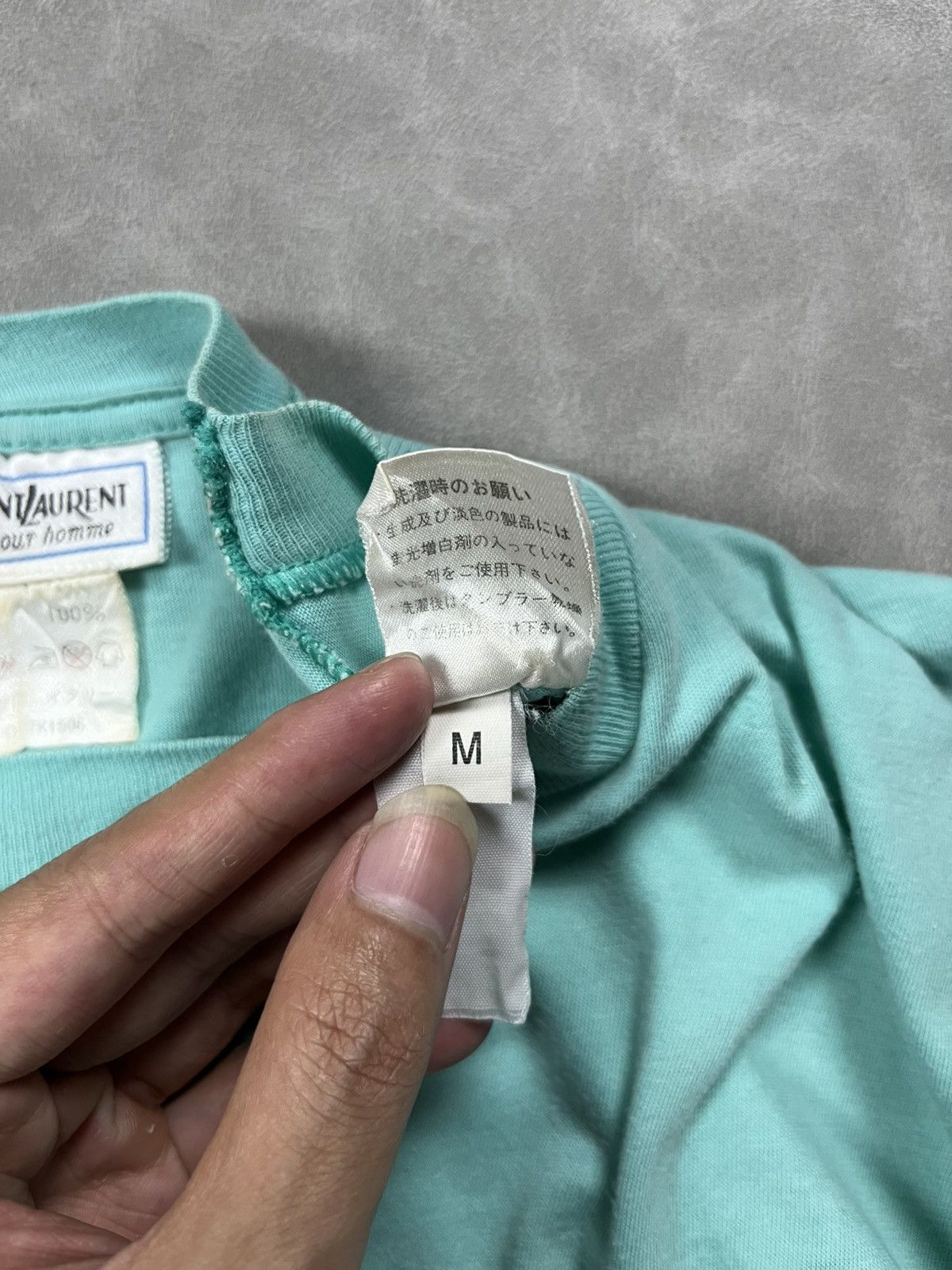 Yves Saint Laurent 90s YSL big logo tee Size US M / EU 48-50 / 2 - 9 Thumbnail