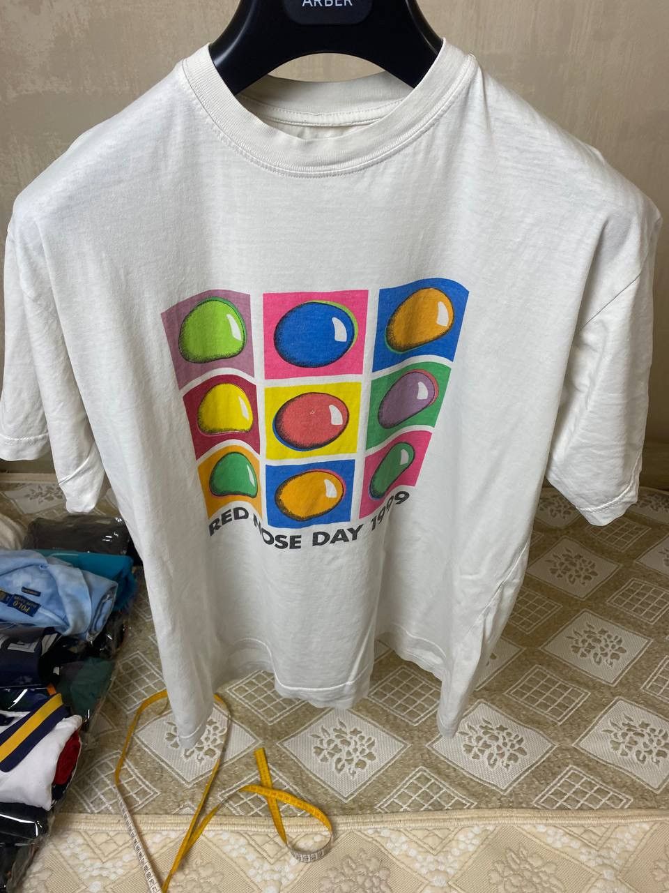 Vintage 🔥 Vintage Comic Relief 1999 Red Nose Day Art T Shirt Art Size US L / EU 52-54 / 3 - 3 Thumbnail