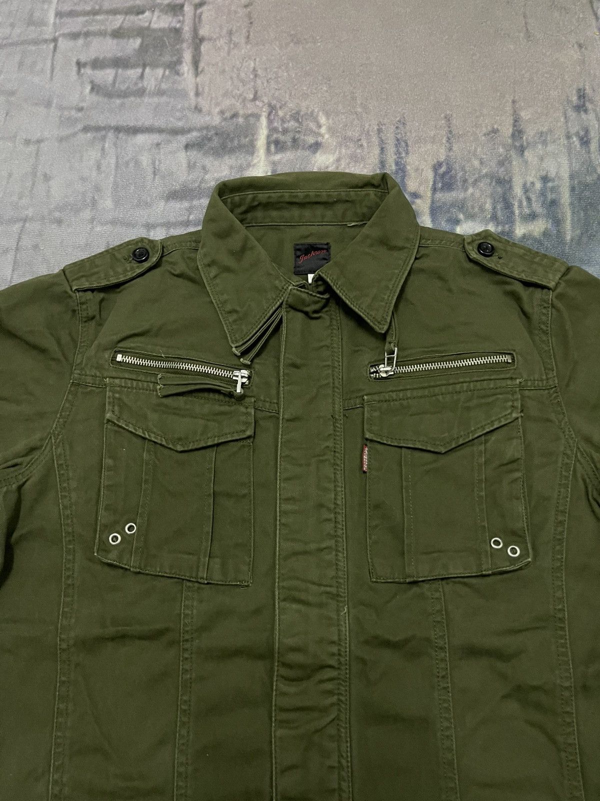 JACKROSE 2000s JACKROSE MILITARY WORK JACKET RARE Size US M / EU 48-50 / 2 - 5 Thumbnail