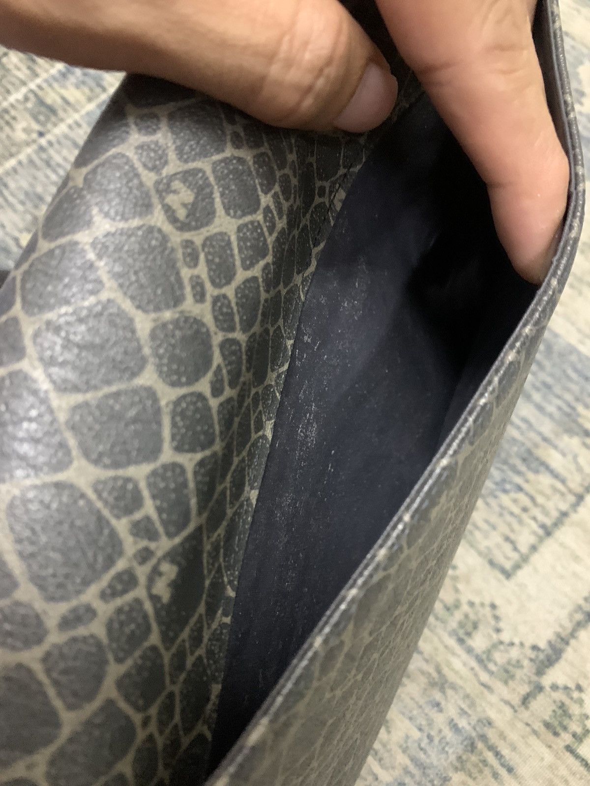 Nina Ricci × Vintage Nina Ricci Giraffe Monogram Shoulder Bag Size ONE SIZE - 12 Thumbnail
