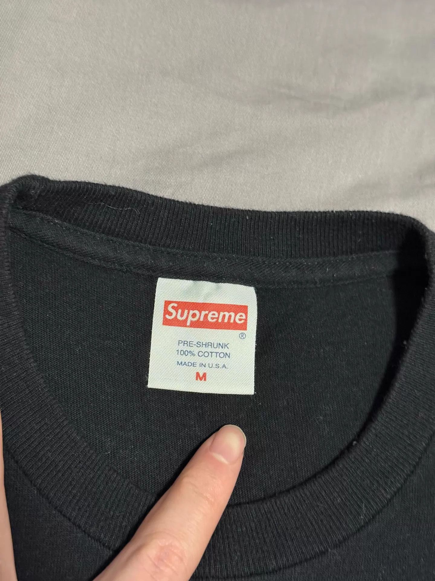 Supreme Supreme Maeda Toshio overfriend touch tee black M Size US M / EU 48-50 / 2 - 2 Thumbnail