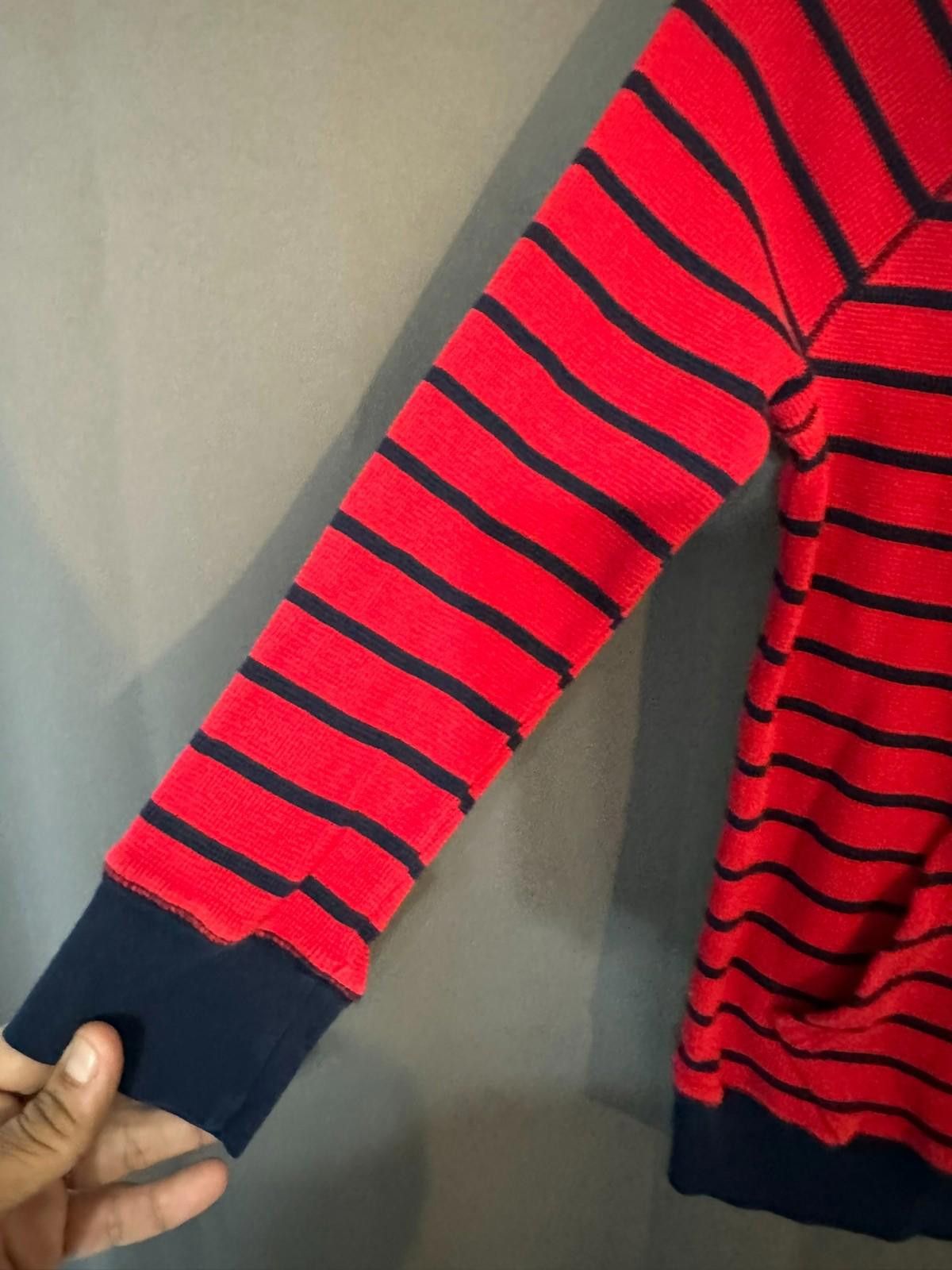 Designer Ralph Lauren Activewear S/P Red Navy Stripe-long sleeve Size S / US 4 / IT 40 - 8 Thumbnail