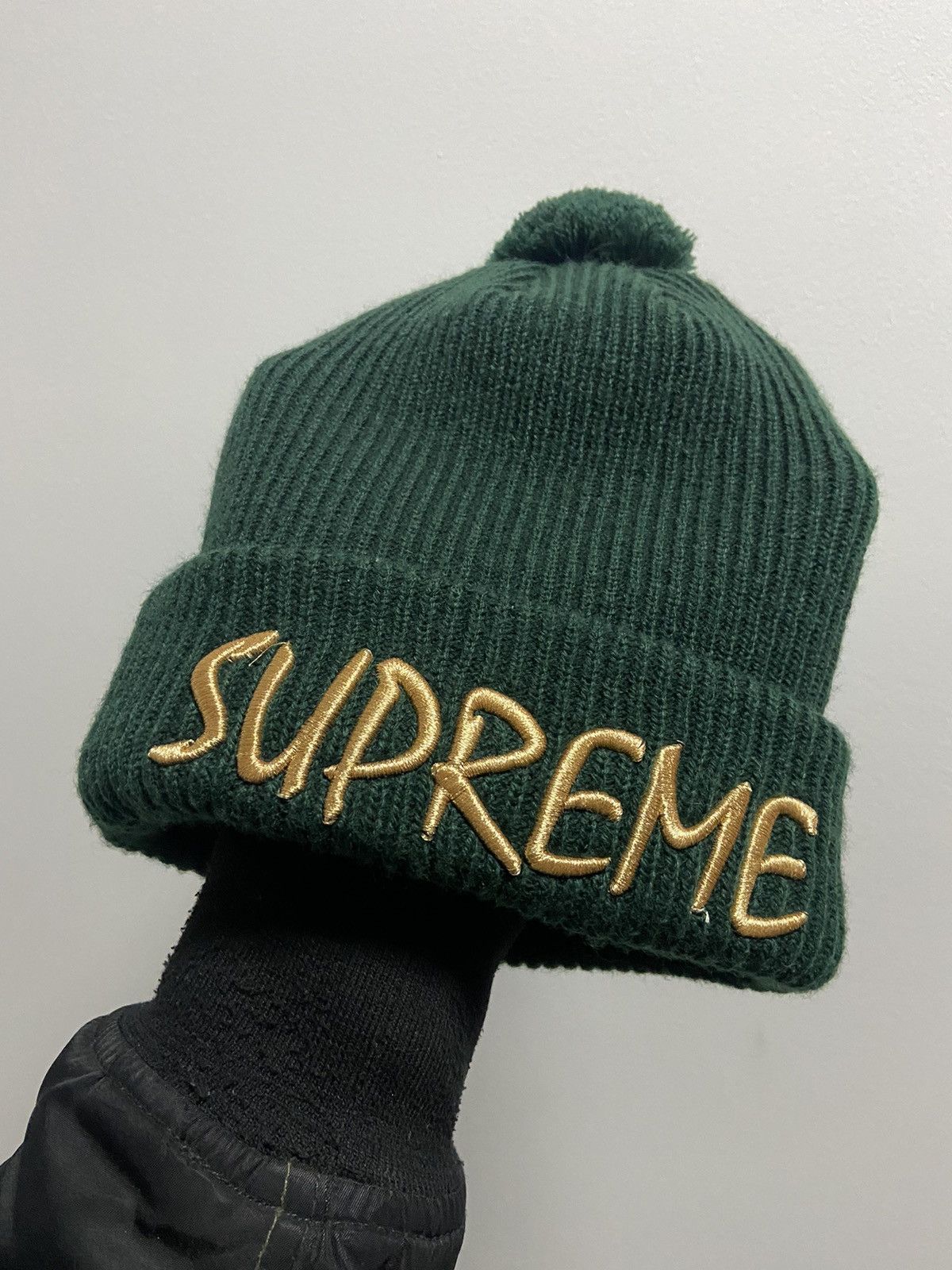 Supreme × Vintage Supreme hat knitted vintage box logo spell out skate y2k Size ONE SIZE - 3 Thumbnail