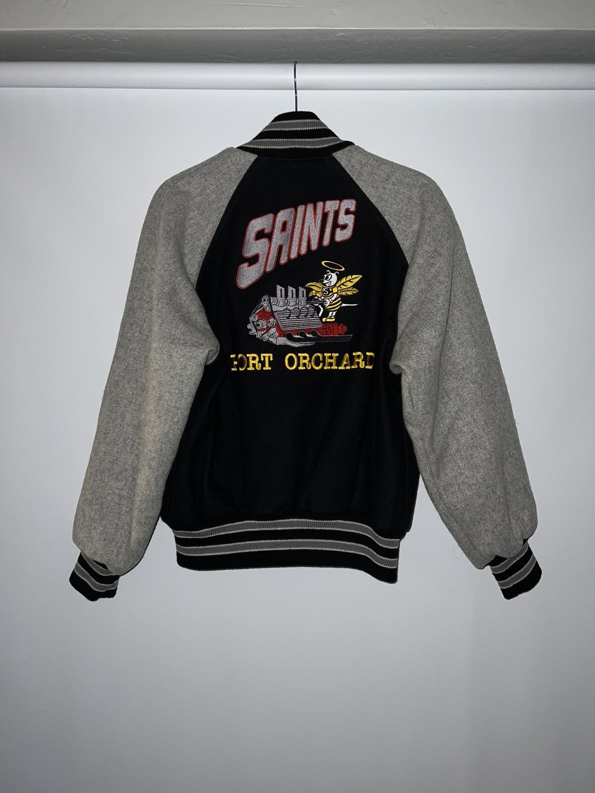 Vintage Vintage Wool Varsity Jacket TM Athletics Size US S / EU 44-46 / 1 - 1 Thumbnail