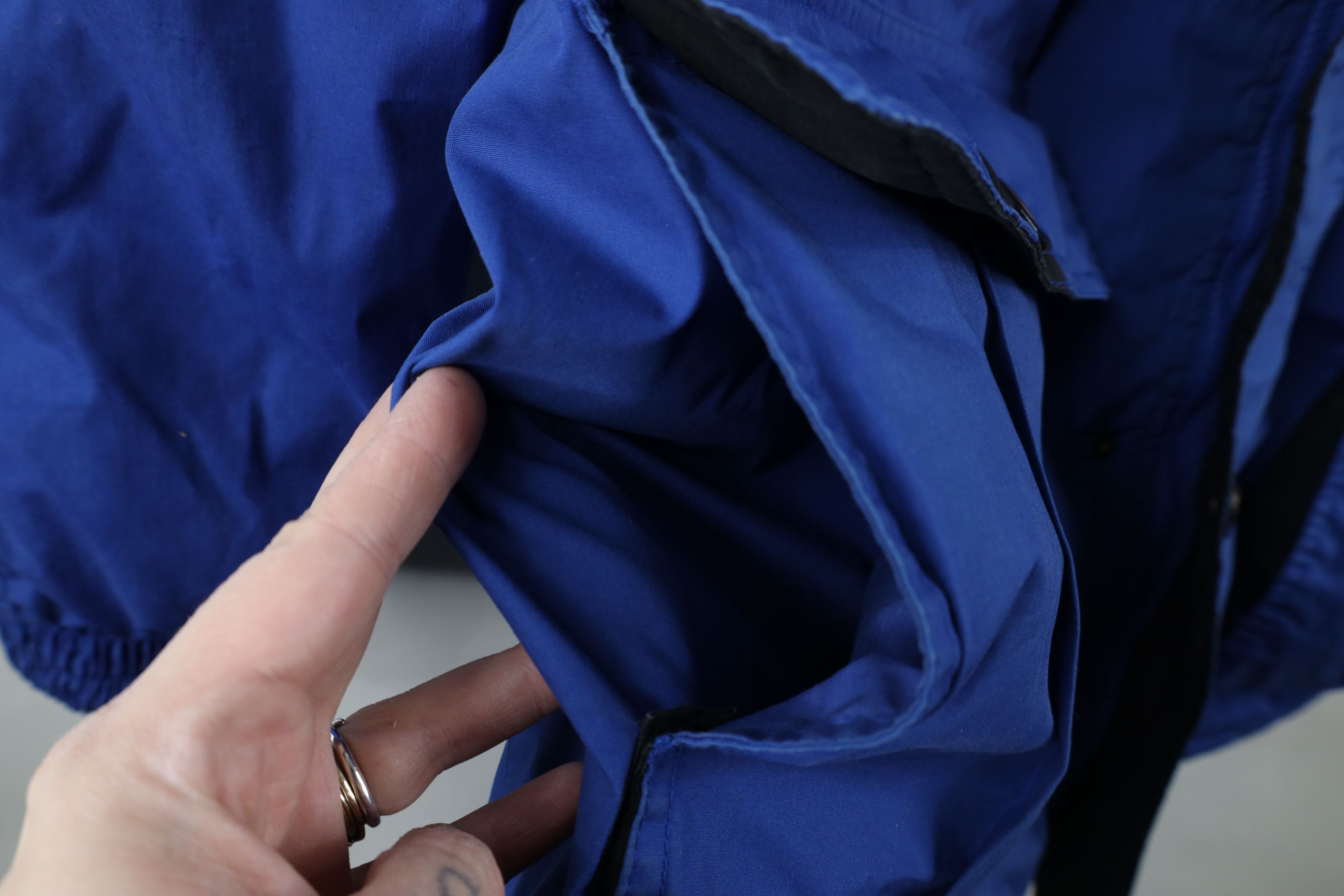 Vintage Vintage 90s Streetwear Winter Puffer Parka Jacket Royal Blue Size US XL / EU 56 / 4 - 8 Thumbnail