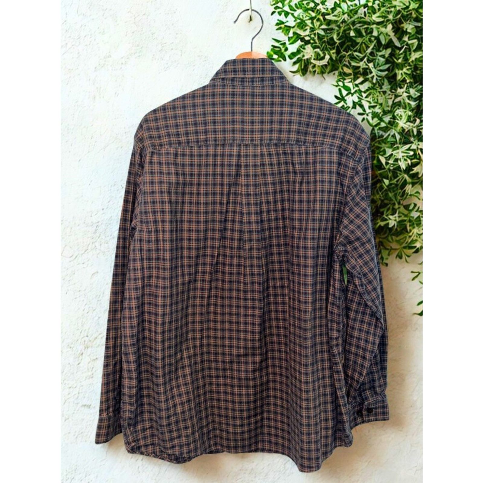 L.L. Bean LL Bean Sz. Large Plaid Houndstooth Button Down Shirt Size US L / EU 52-54 / 3 - 3 Thumbnail