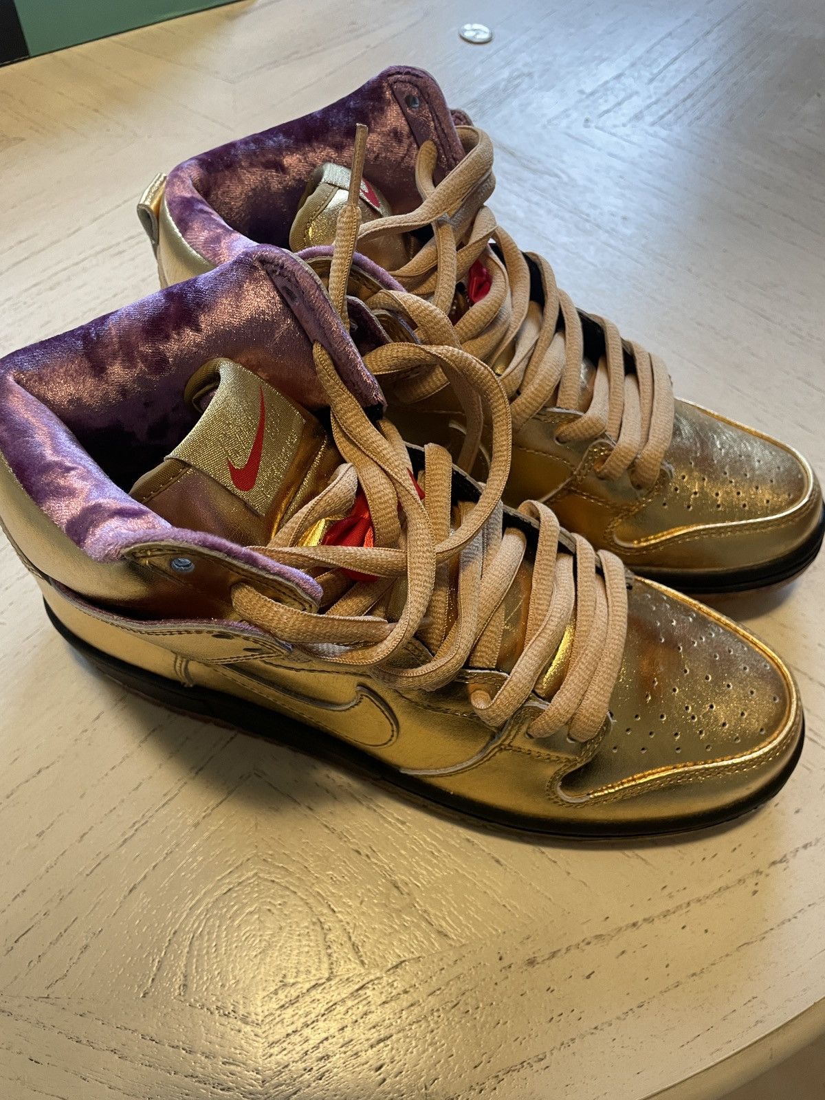 Nike 2018 Humidity x Dunk High SB 'Trumpet' Size US 8 / EU 41 - 3 Thumbnail