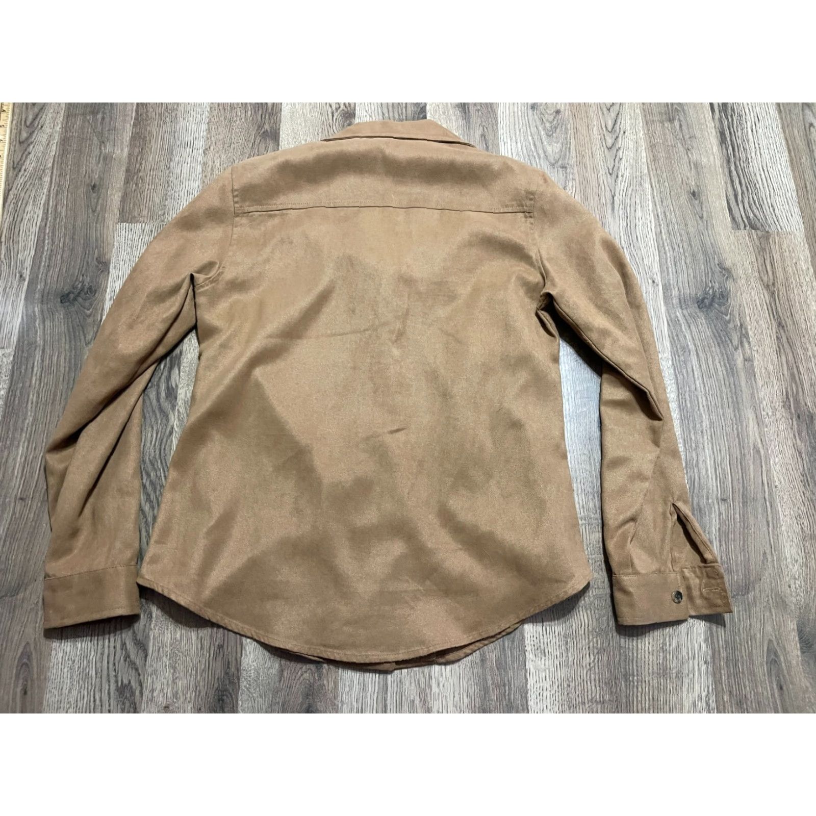 Evan Picone Evan Picone Shirt Women's Size Small Brown Button Up Long Sleeve Vintage No Size S / US 4 / IT 40 - 2 Thumbnail