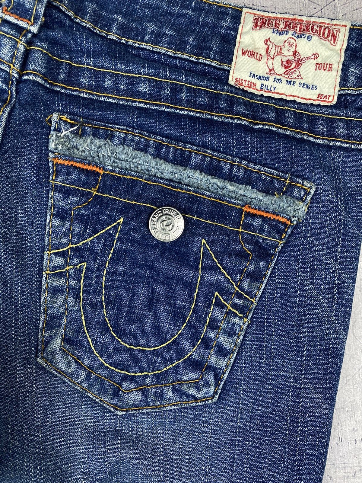 Japanese Brand × True Religion × Vintage Vintage True Religion Y2K Made in USA Jeans Size 29 Size 29" - 4 Thumbnail
