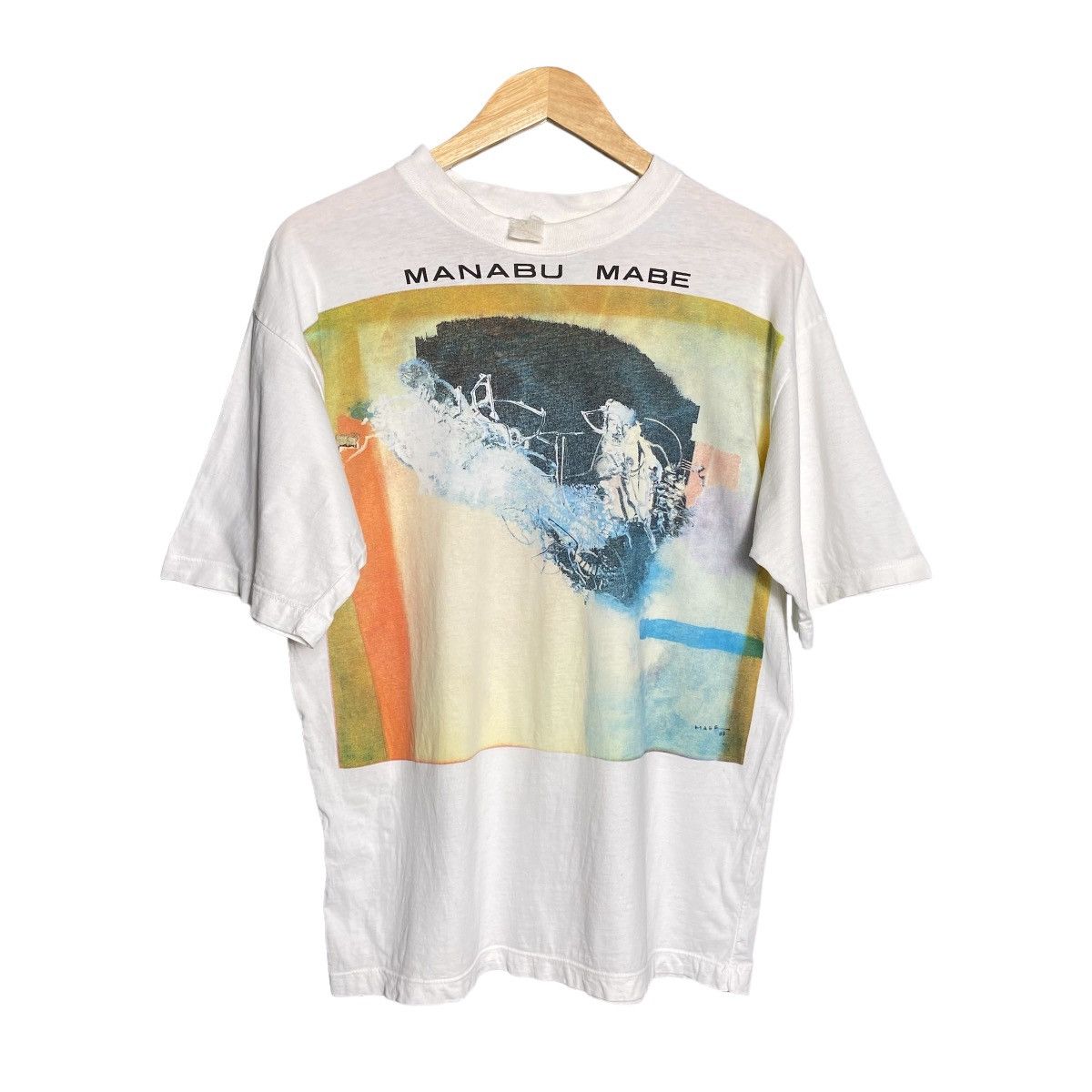 Vintage Rare Vintage 80s Manabu Mabe Artist Abstract Art T-Shirt Size US XL / EU 56 / 4 - 1 Thumbnail