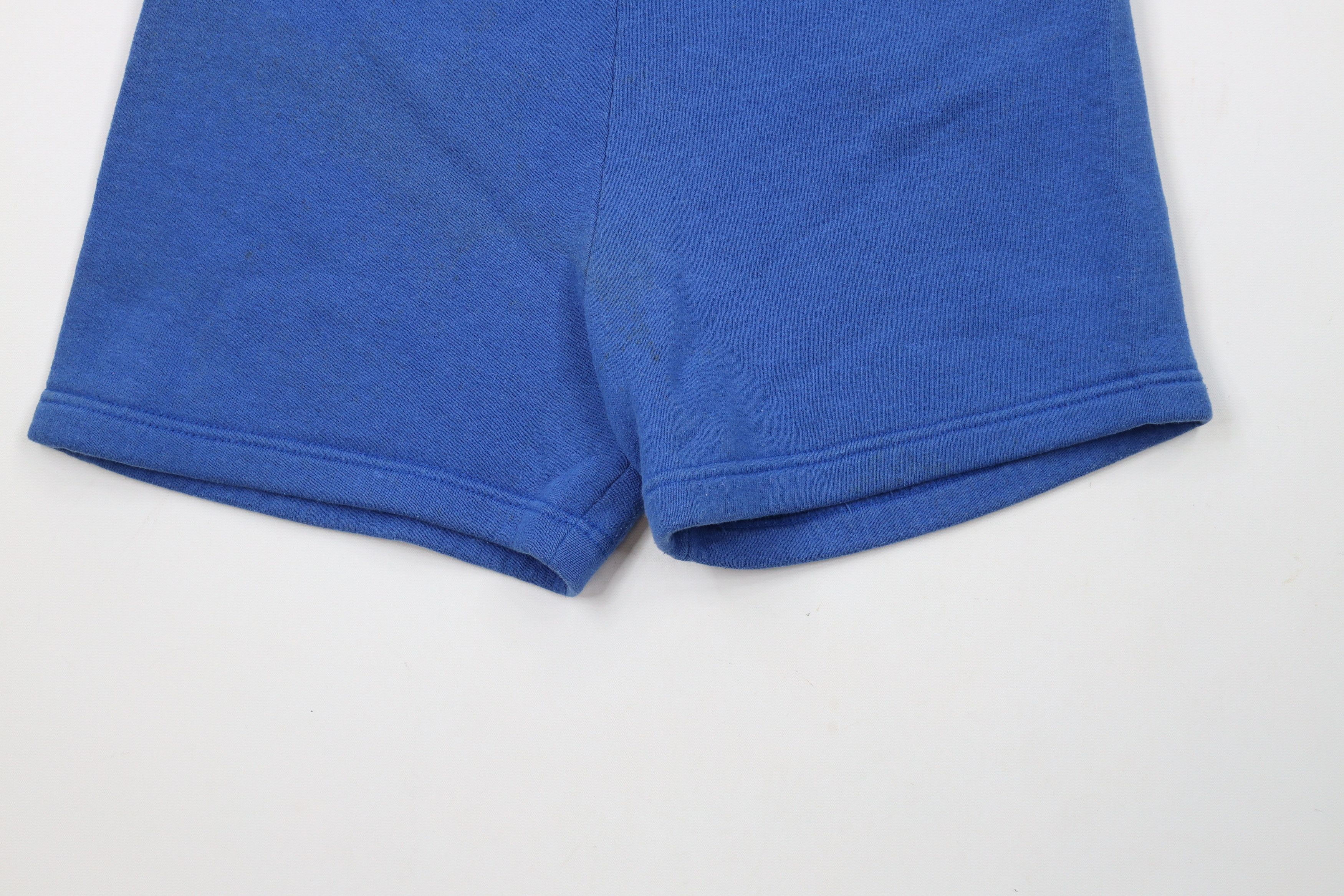 Vintage Vintage 70s Wilson Spell Out Sweatpants Shorts Blue USA Size US 32 / EU 48 - 4 Thumbnail