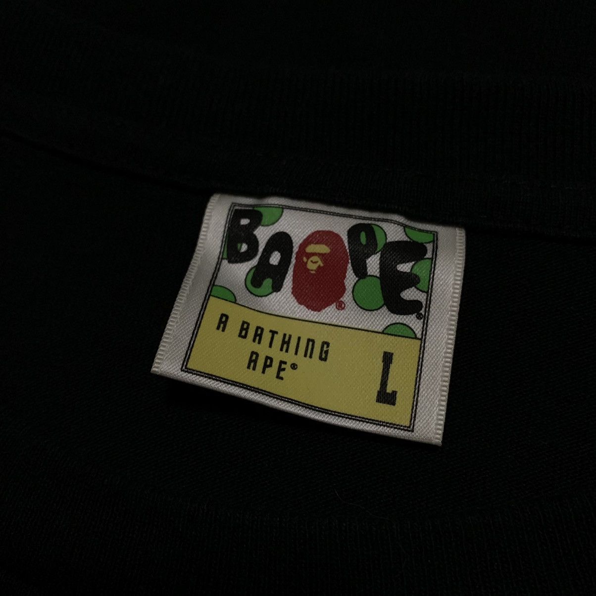 Bape Bape Large Very Ape Black Long Sleeve Tee A Bathing Ape UK Size US L / EU 52-54 / 3 - 5 Thumbnail
