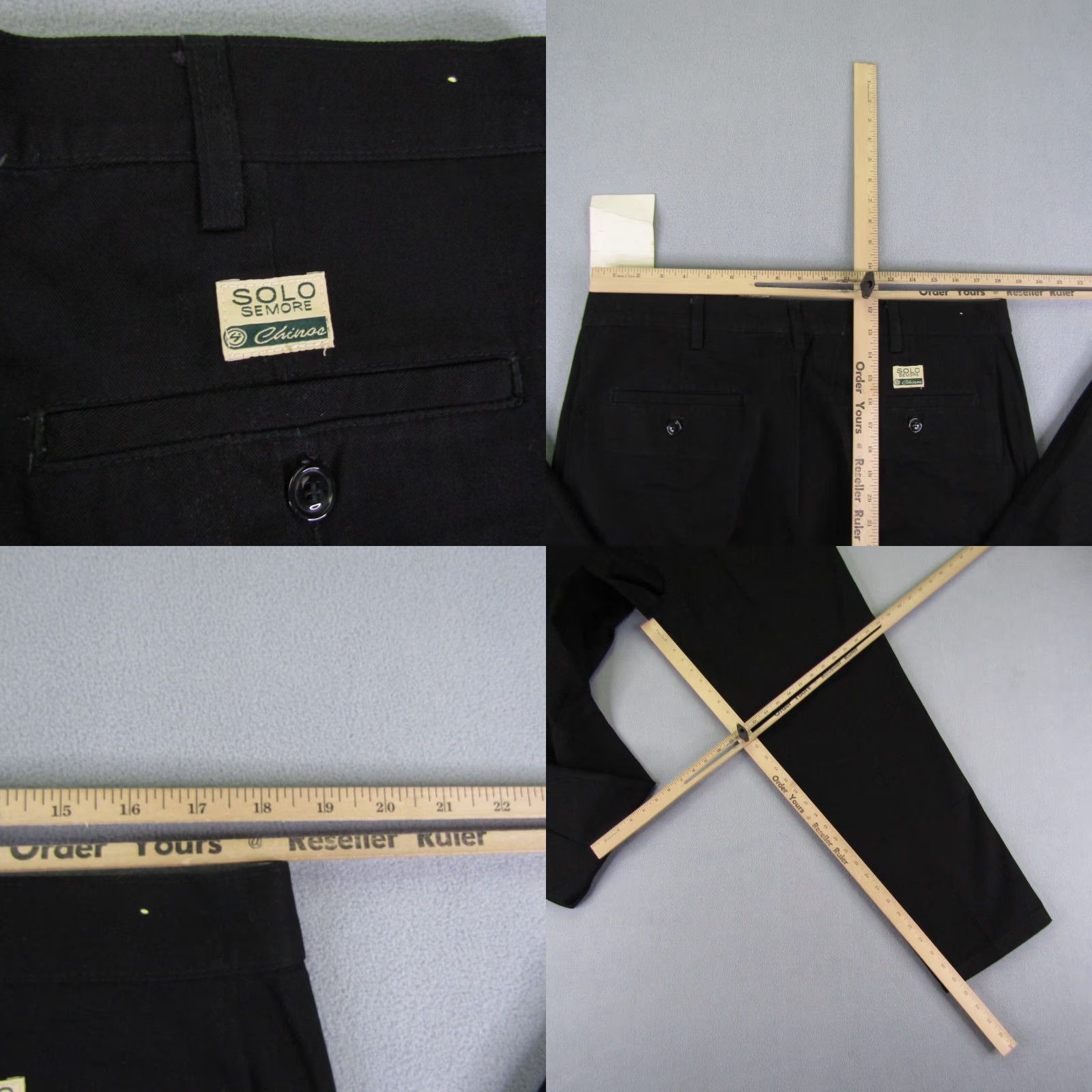 Vintage VINTAGE Solo Semore Pants Mens 38x32 Chino Casual Workwear 90s Grunge Beige Size US 37 - 8 Thumbnail
