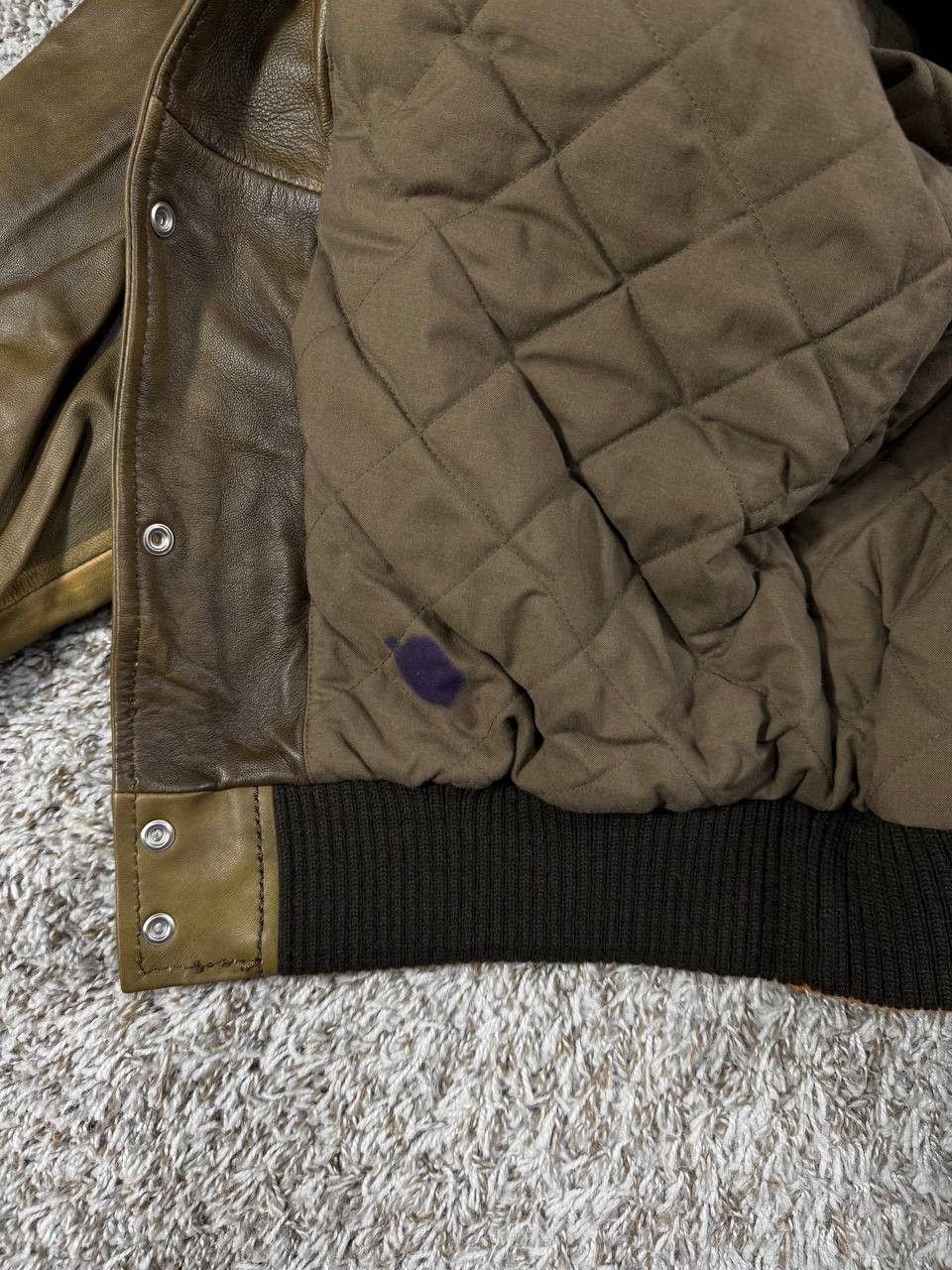 Ecko Unltd. Ecko Unltd Vintage Leather Bomber Jacket Y2K Varsity Size US XL / EU 56 / 4 - 15 Thumbnail