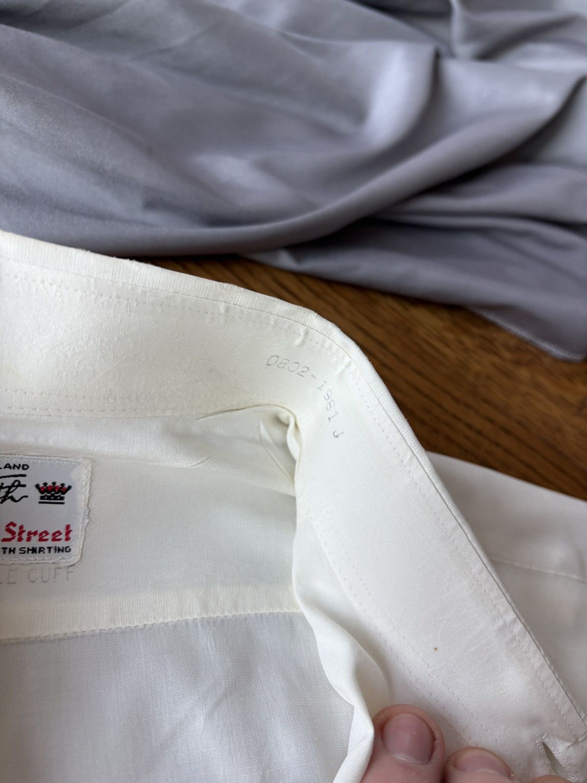 Vintage Dress Shirt Forsyth Bond Street England Broadcloth