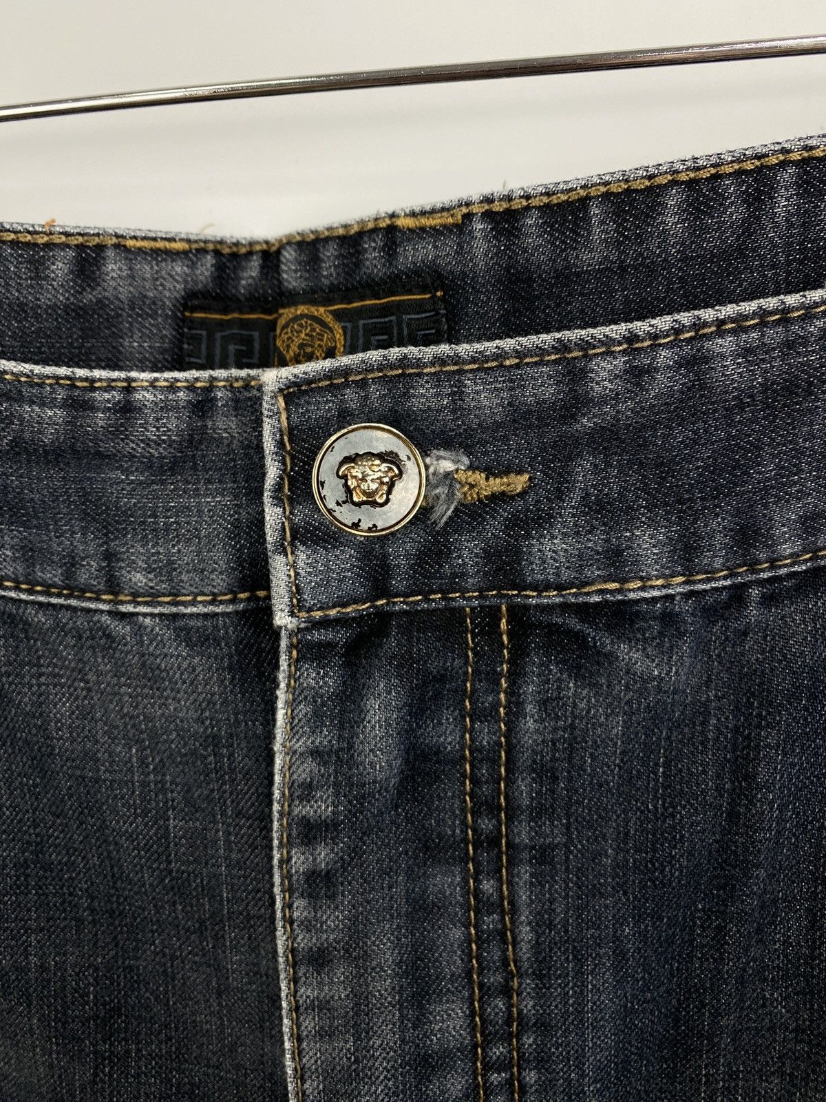 Versace 🇮🇹 Vintage 90s Versace Jeans Rare Retro Hype Y2K Size US 36 / EU 52 - 7 Thumbnail