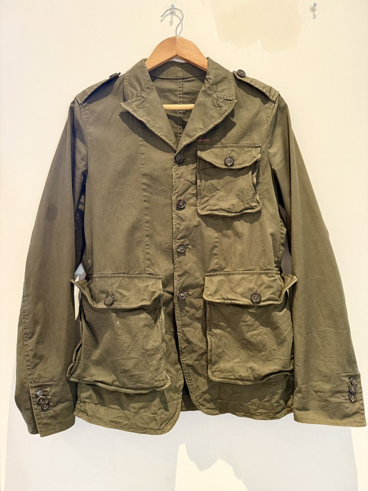 Dsquared2 Green Military Jacket Size US S / EU 44-46 / 1 - 3 Thumbnail