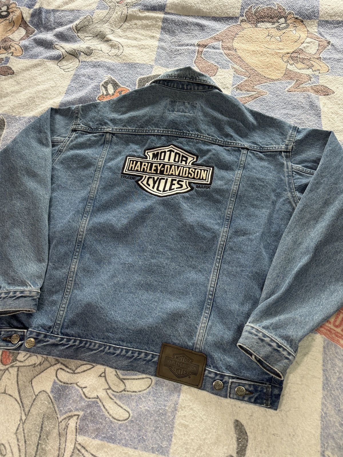 Harley Davidson Harley denim trucker jacket Size US M / EU 48-50 / 2 - 2 Thumbnail