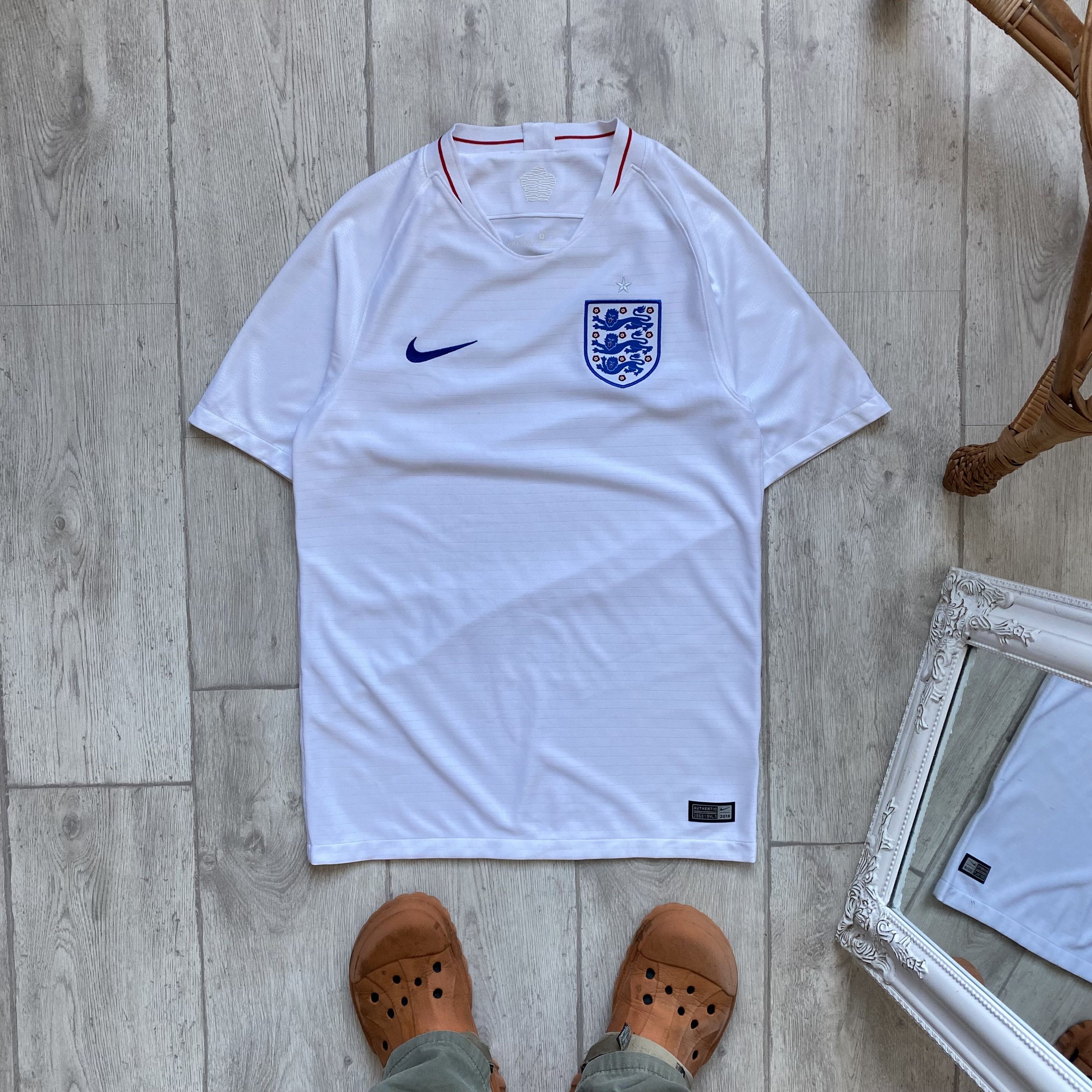 Nike Blockore Drill Nike England Soccer Jersey Vintage World Cup Size US S / EU 44-46 / 1 - 1 Thumbnail