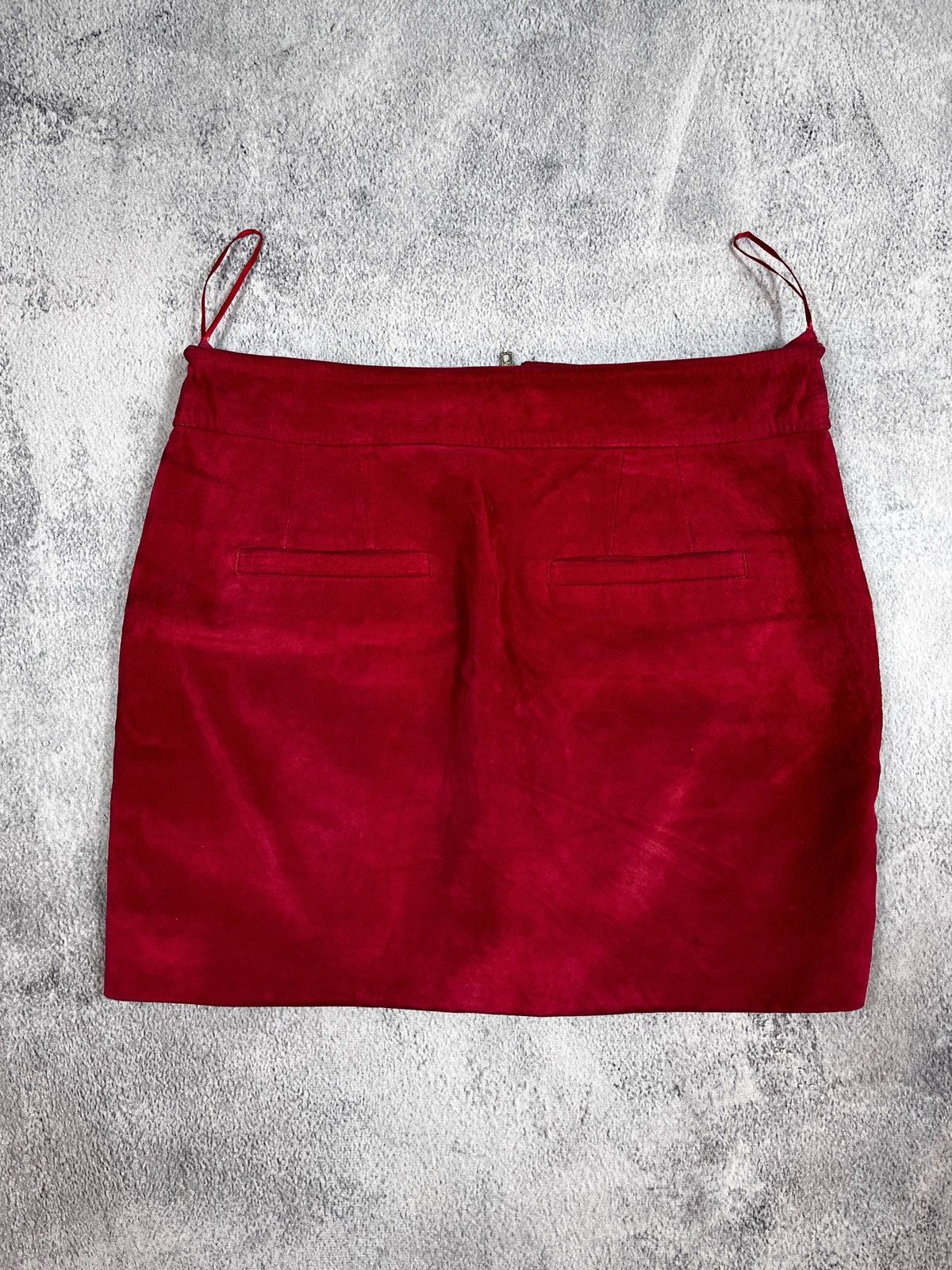 Leather × Vintage Vintage 90s Leather mini skirt retro Japanese style XS Size 28" / US 6 / IT 42 - 10 Thumbnail