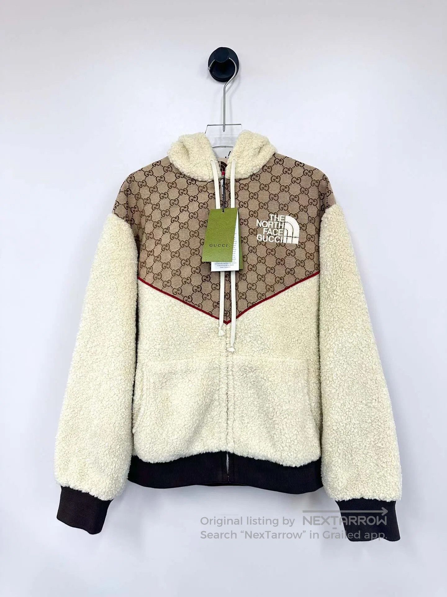 Gucci Guicci Camel Color Teddy Fleece Jacket with Monogram| Size US XS / EU 42 / 0 - 1 Thumbnail
