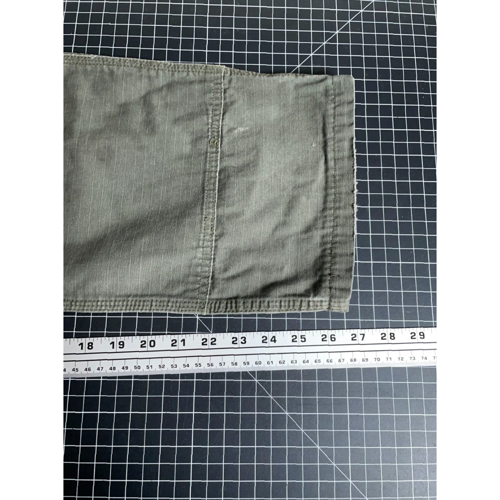 Carhartt Carhartt Pants Mens 32 x 26 Green Ripstop Cargo Distressed Double Front Workwear Casual Size US 32 / EU 48 - 6 Thumbnail
