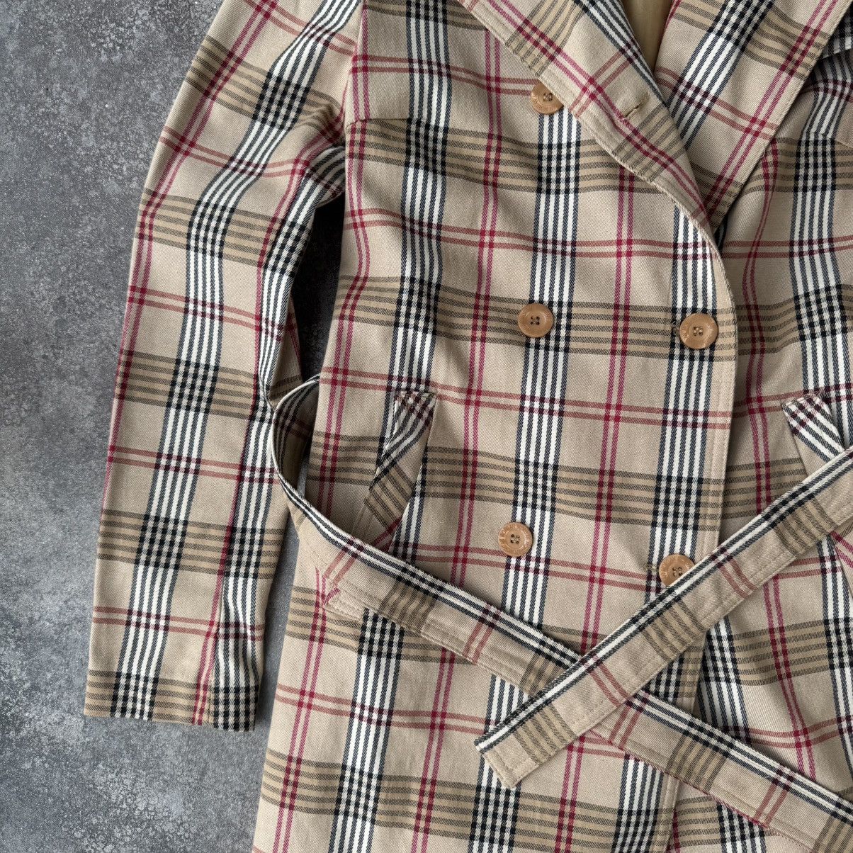 Hysteric Glamour × Vintage Morgan de Toi Vintage Retro Check Trench Coat Size M / US 6-8 / IT 42-44 - 5 Thumbnail