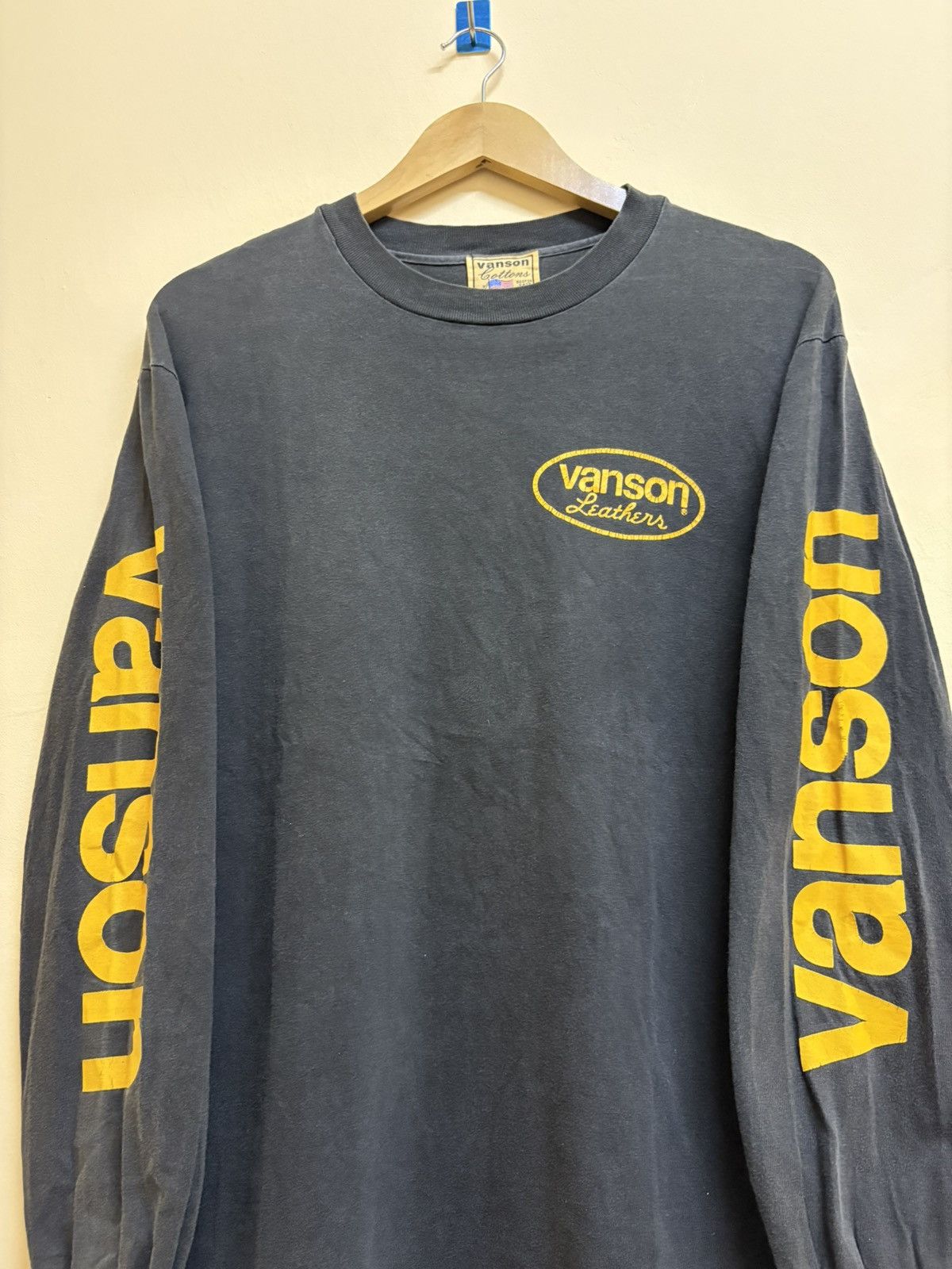 Vanson Leathers Vintage Vanson Leathers Spell Out Star Logo Sleeve Print Size US M / EU 48-50 / 2 - 3 Thumbnail