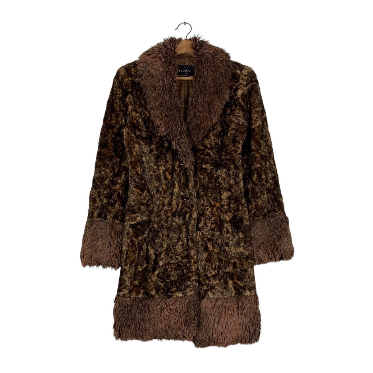 Japanese Brand Japanese Brand Vicky Faux Fur Elegance Coat Size M / US 6-8 / IT 42-44 - 1 Thumbnail