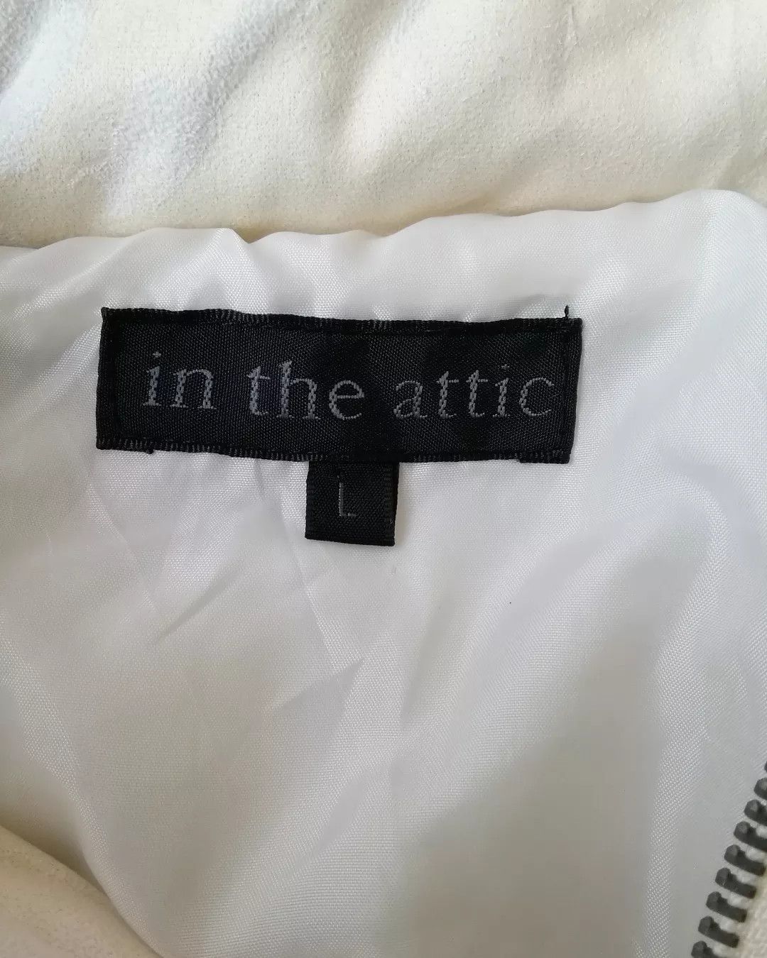 14th Addiction × In The Attic × Japanese Brand In The Attic Goth Punk Japan White Zipper Hooded Jacket Size L / US 10 / IT 46 - 10 Thumbnail