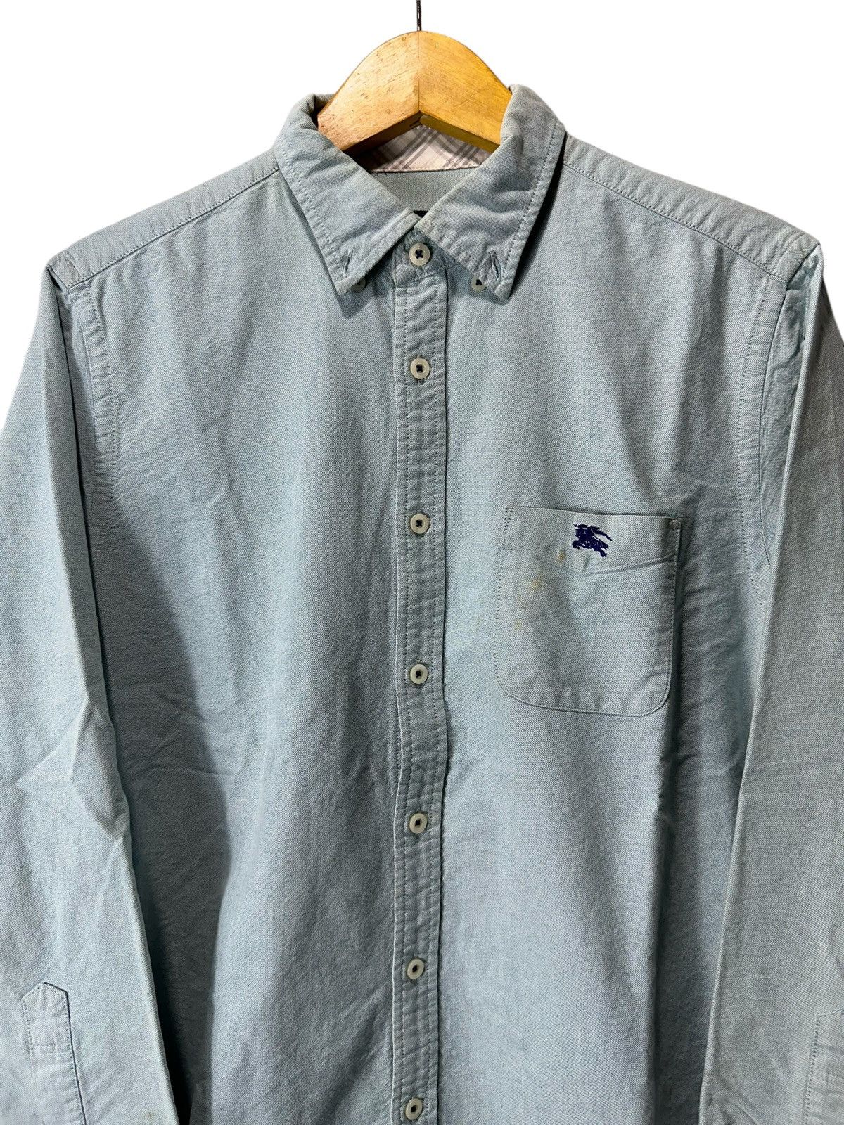 Burberry Vintage Burberry Black Label Shirt Western Button Size US M / EU 48-50 / 2 - 2 Thumbnail