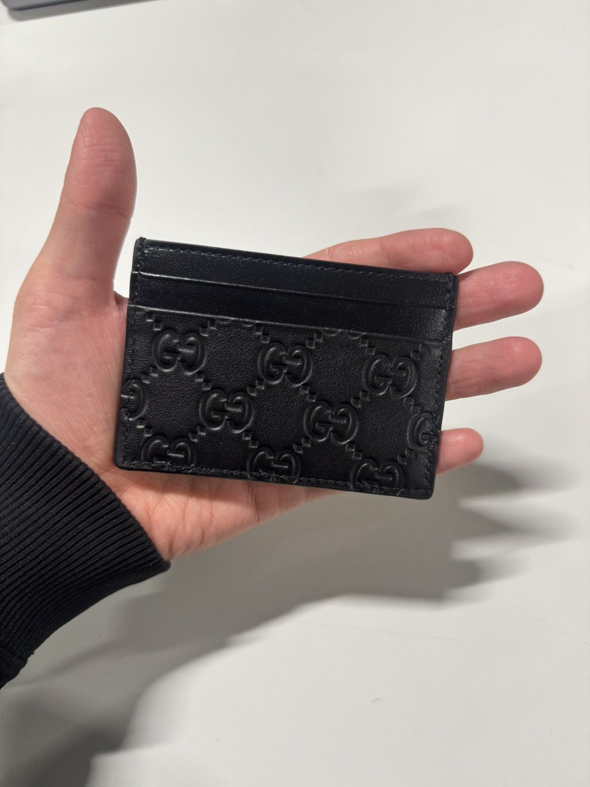 Gucci Gucci GG Leather Card Holder NEW 350$ Size ONE SIZE - 1 Thumbnail