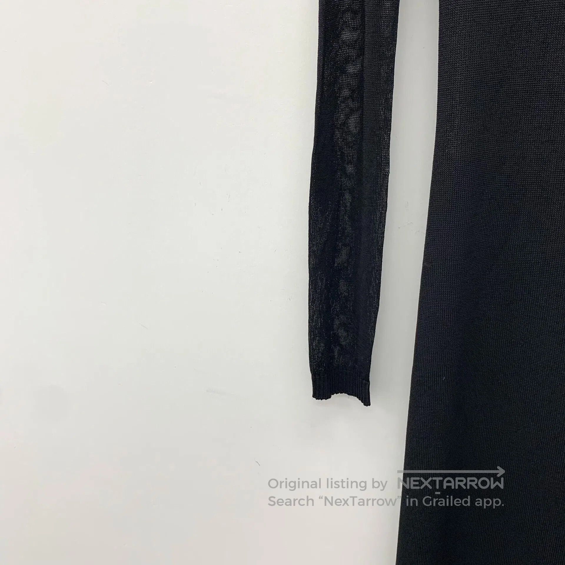 Other black turtleneck long sleeve knit dress. Size US XS / EU 42 / 0 - 4 Thumbnail