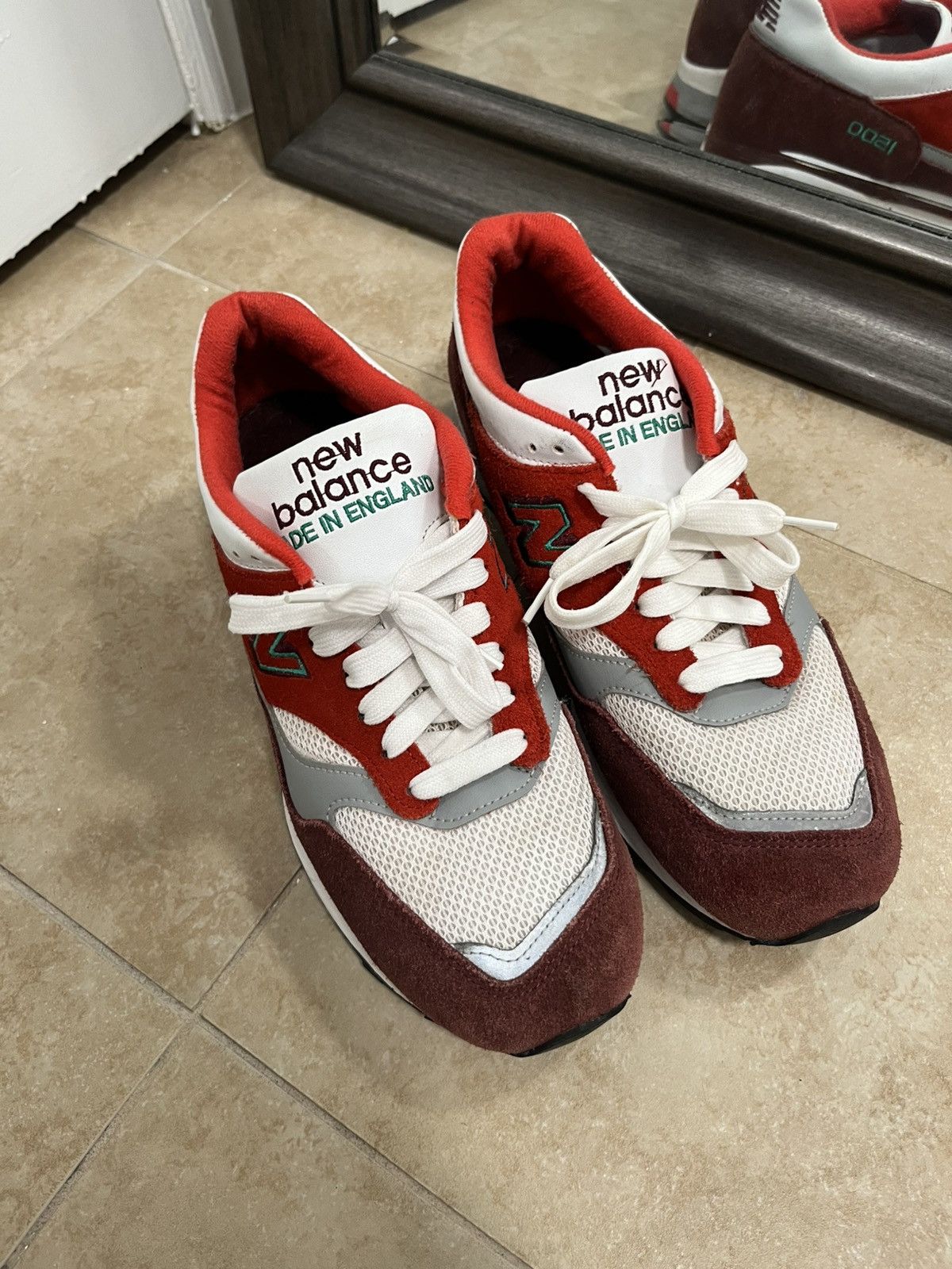 New Balance New Balance 1500 made in uk contradiction pack burgundy rare Size US 10 / EU 43 - 4 Thumbnail