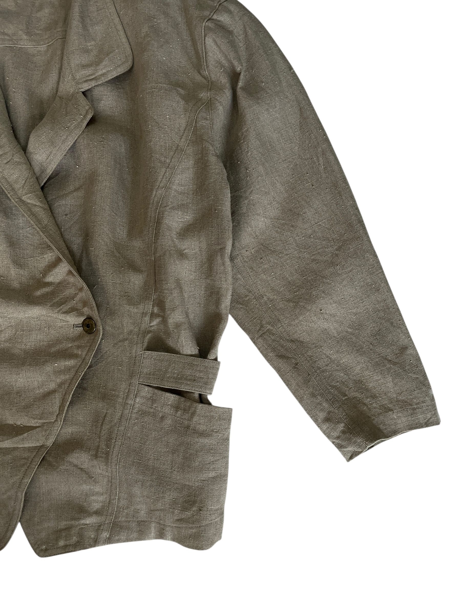 Issey Miyake Vintage 80s Issey Miyake Brush Label Canvas Jacket Size US M / EU 48-50 / 2 - 5 Thumbnail