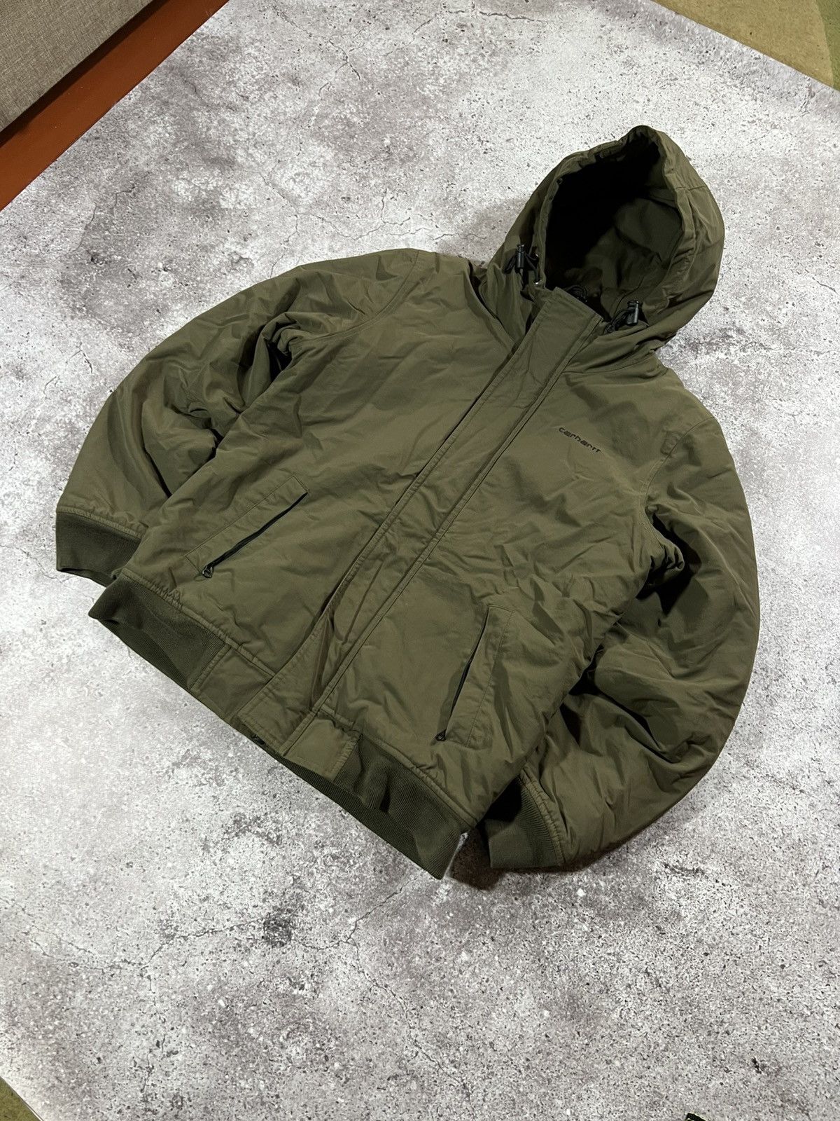 Carhartt Vintage Y2k distressed Faded carhartt bomber Lined Jacket Size US S / EU 44-46 / 1 - 2 Thumbnail